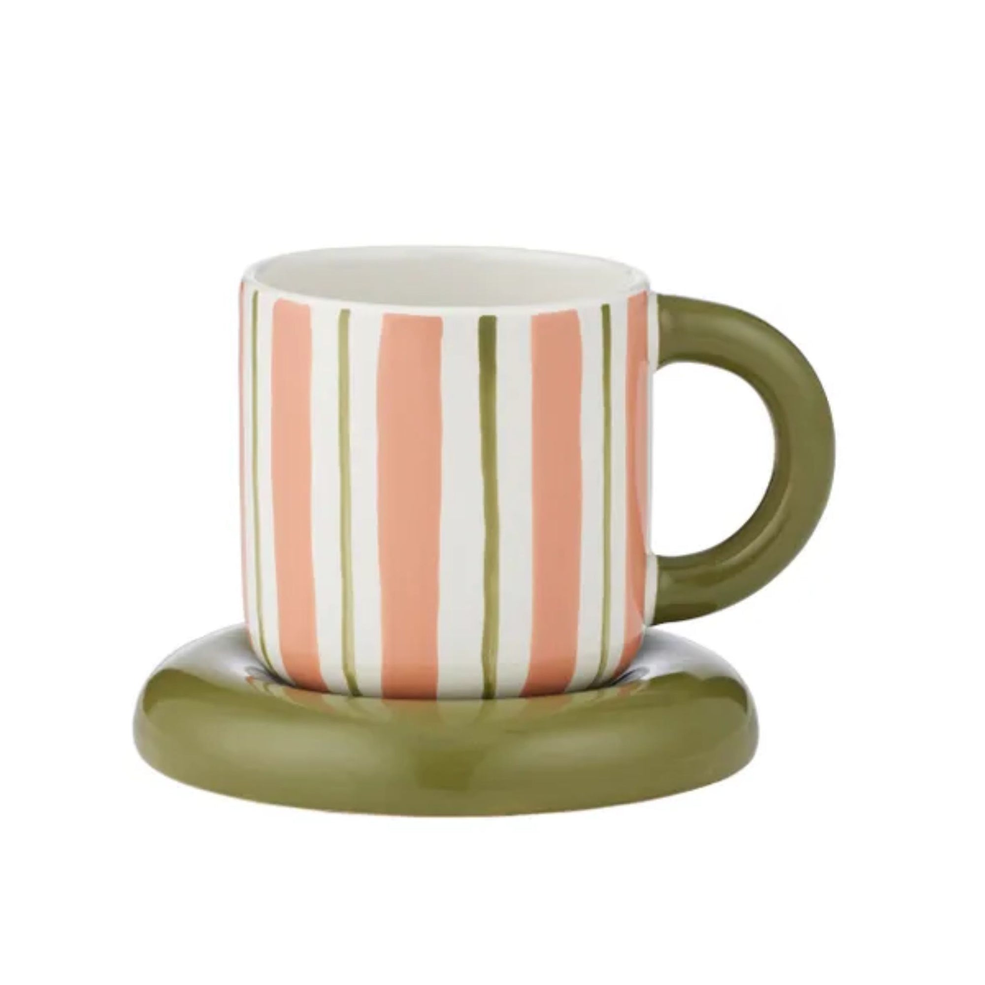 Candy Ceramic Cup &amp; Saucer