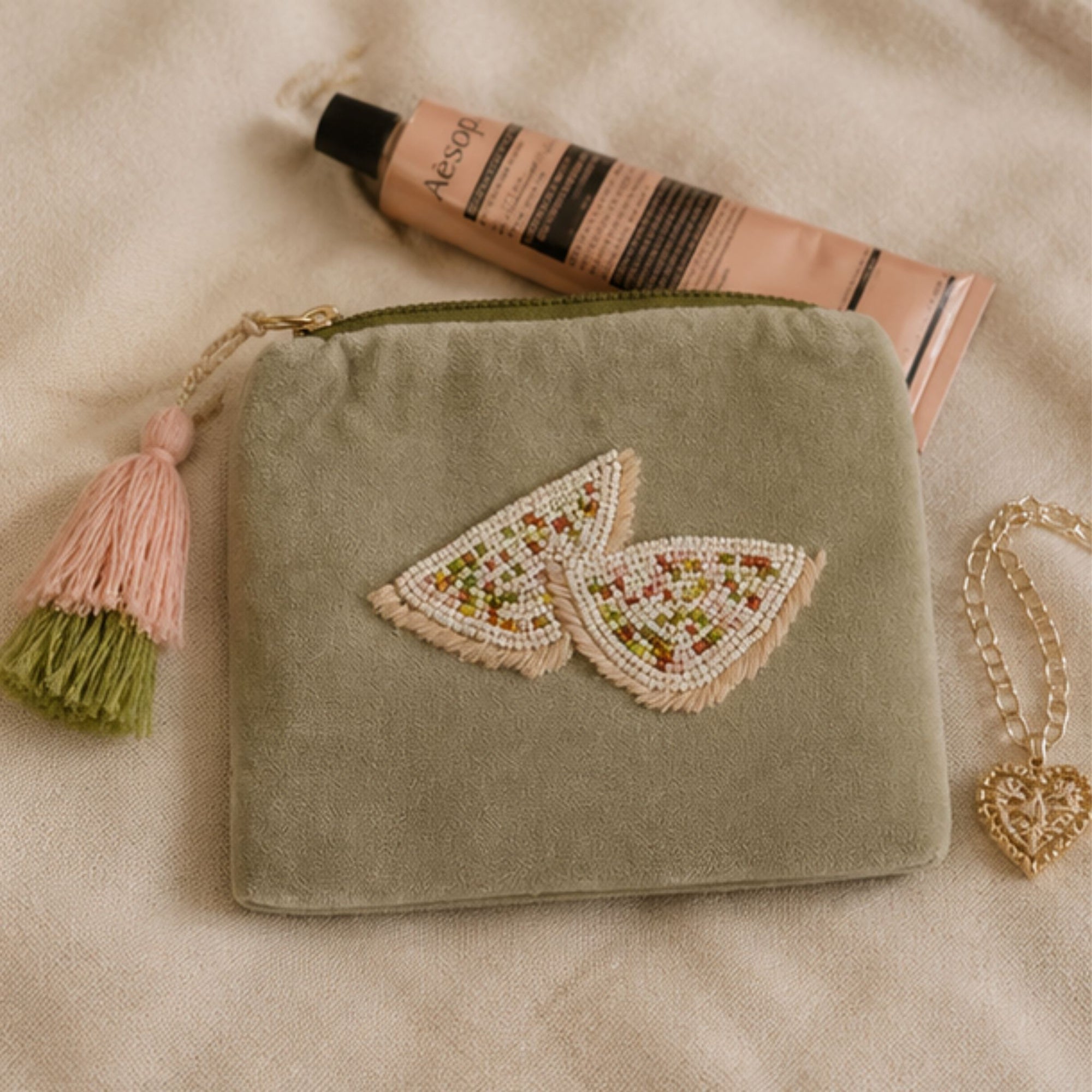Fairy Bread Velvet Pouch
