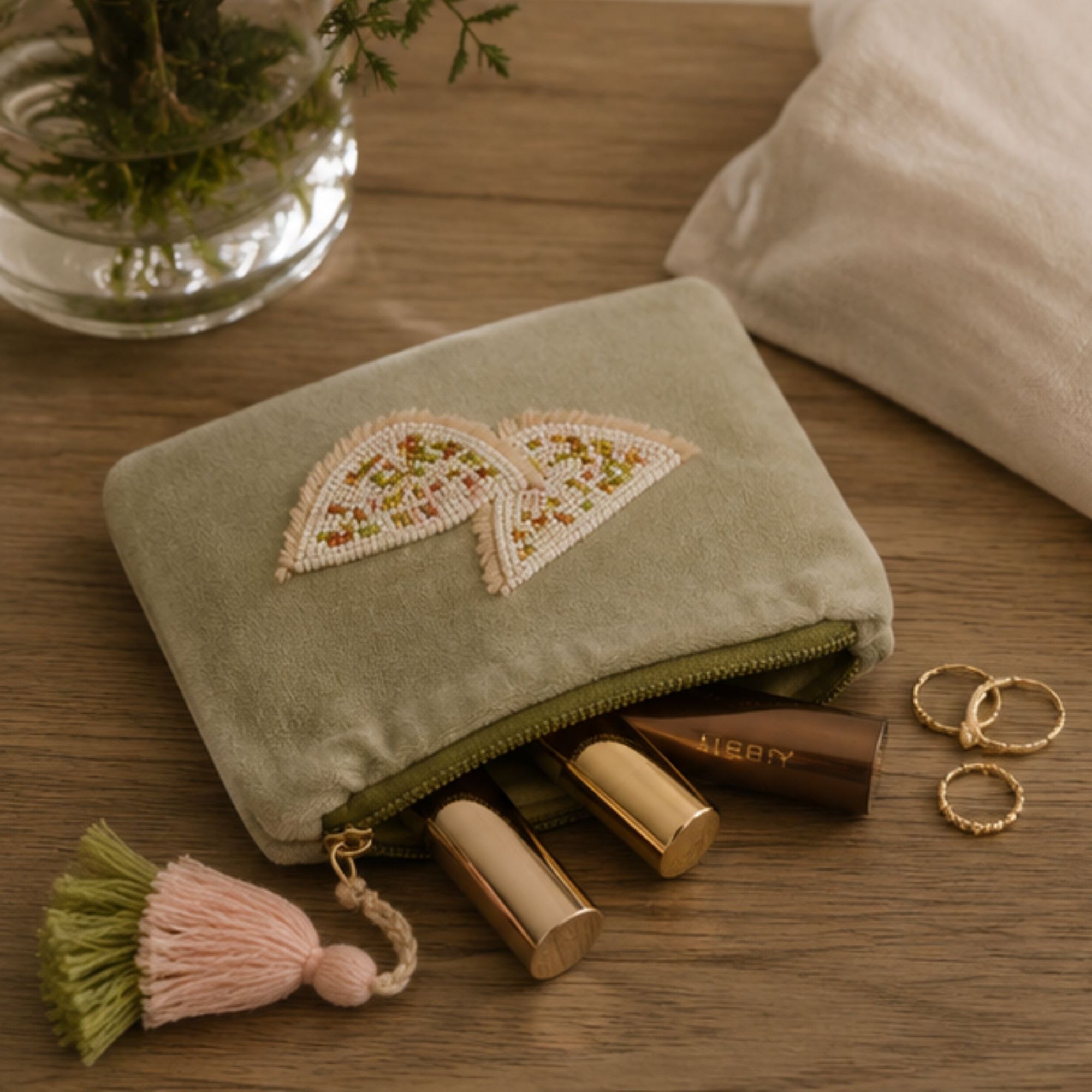 Fairy Bread Velvet Pouch