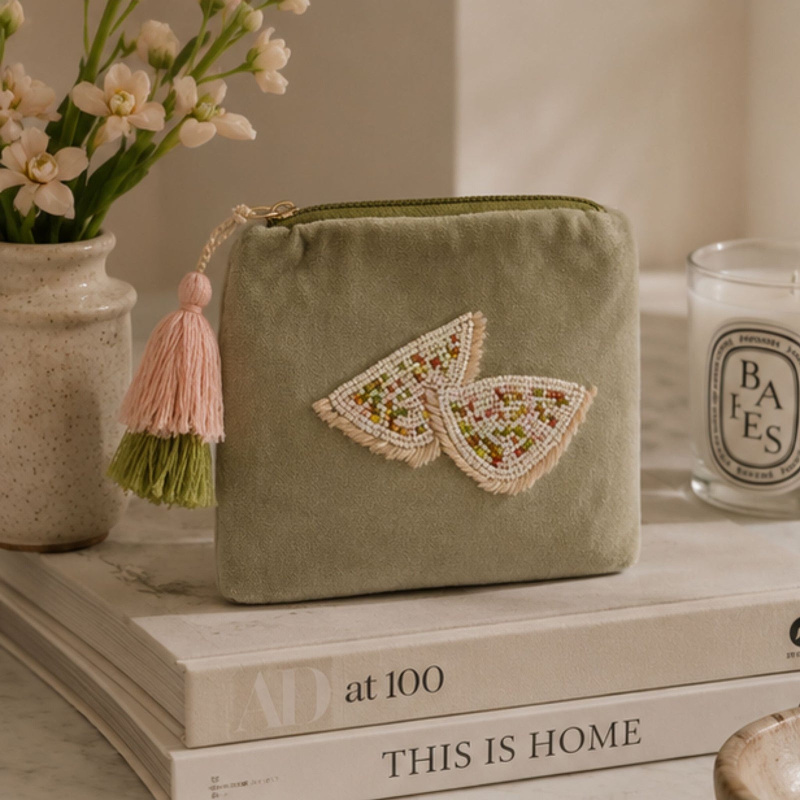 Fairy Bread Velvet Pouch
