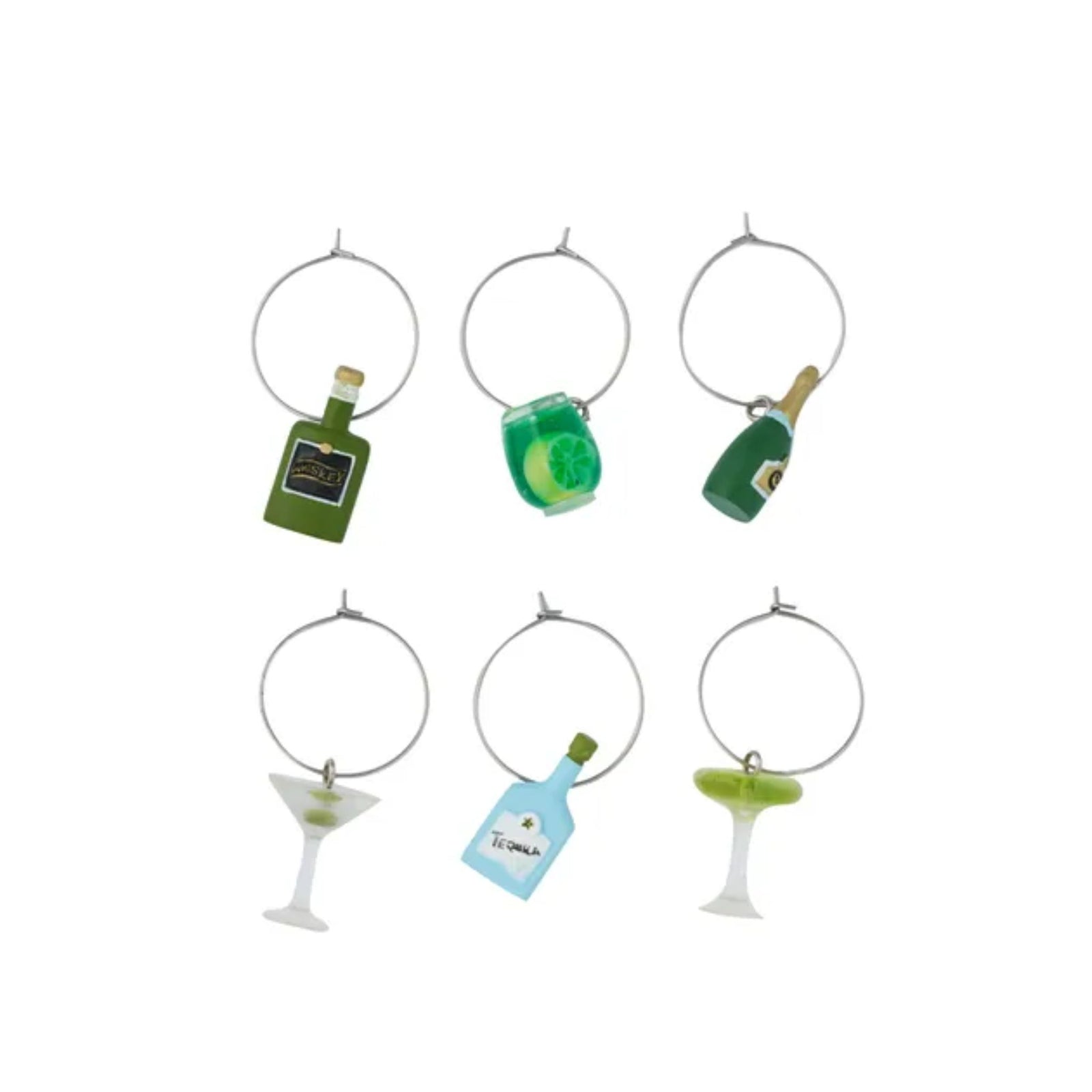 Gimlet Resin Wine Charms