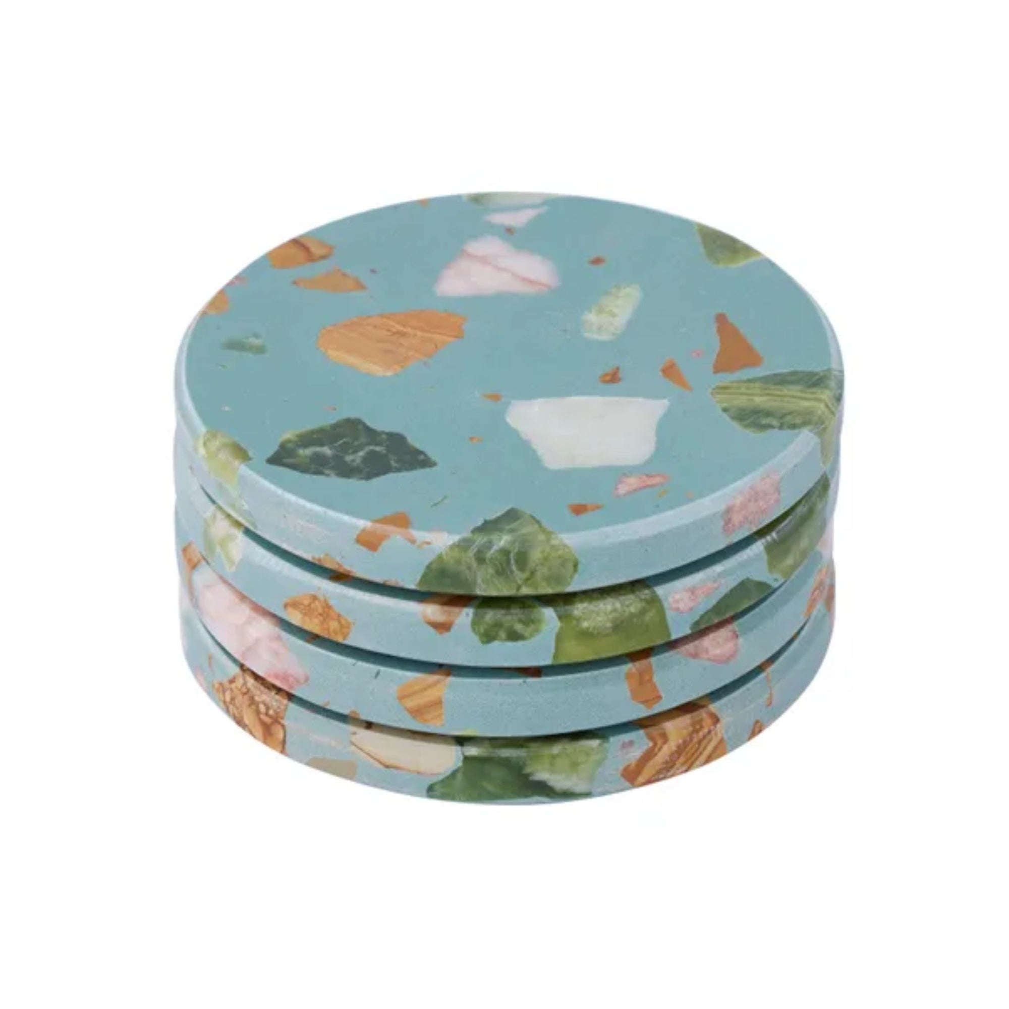 Jewel Terrazzo Coaster Set