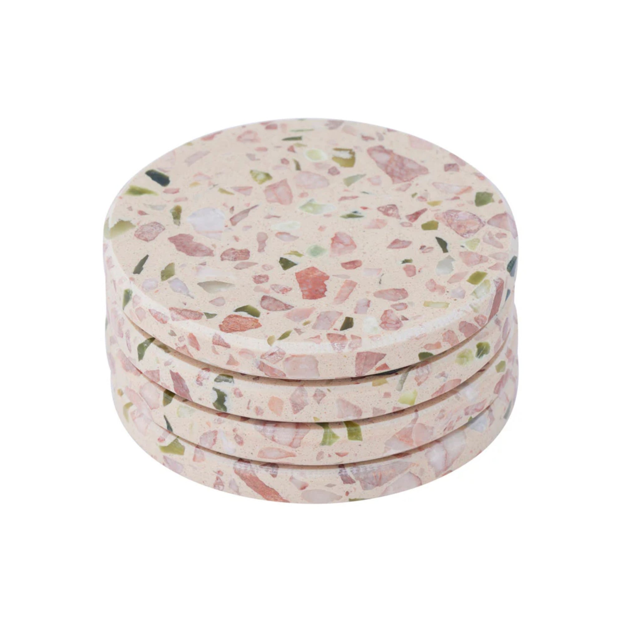 Jolie Terrazzo Coaster Set