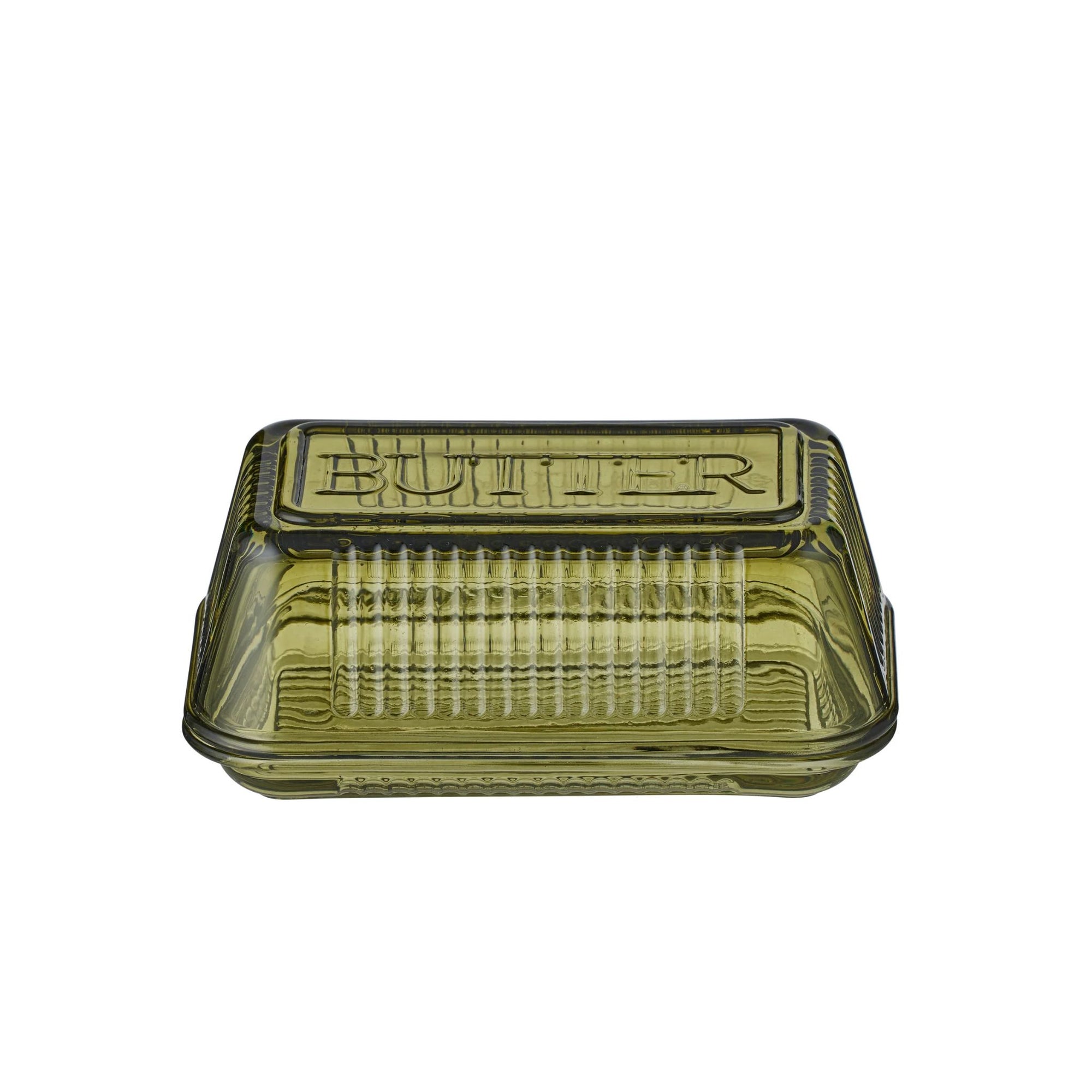 Lia Glass Butter Dish