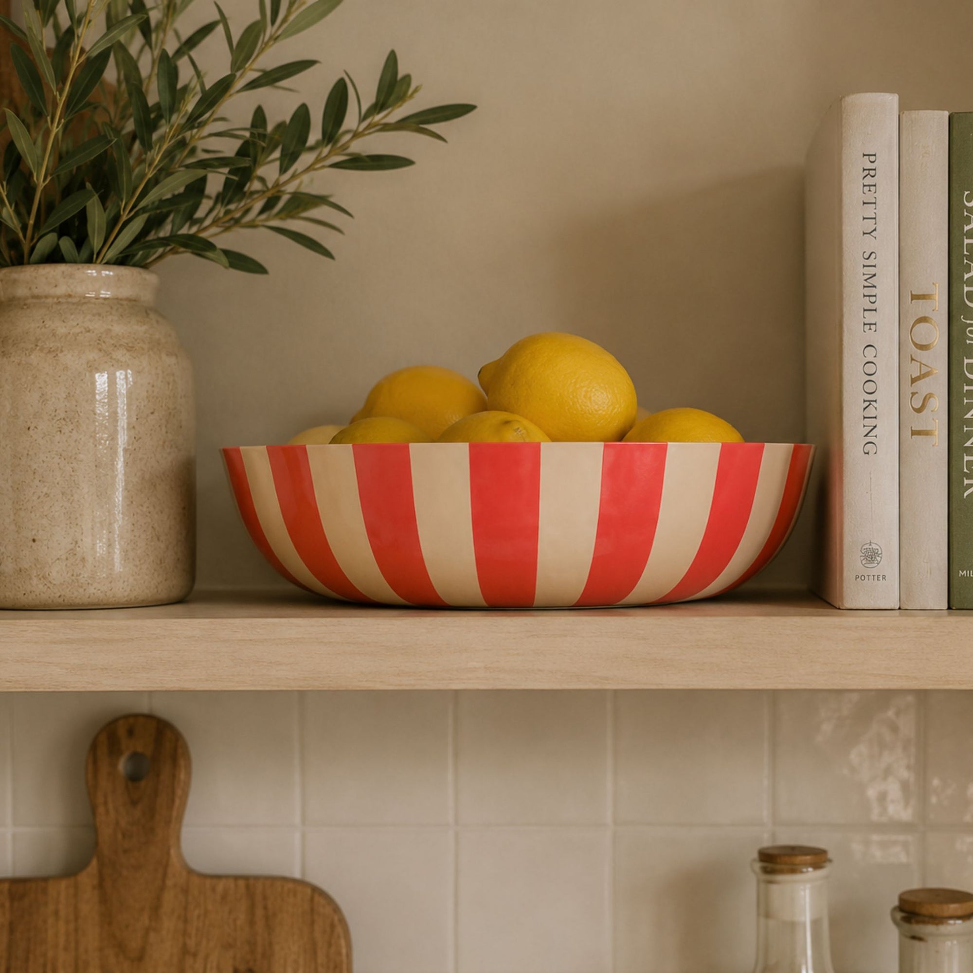 Linear Metal Bowl
