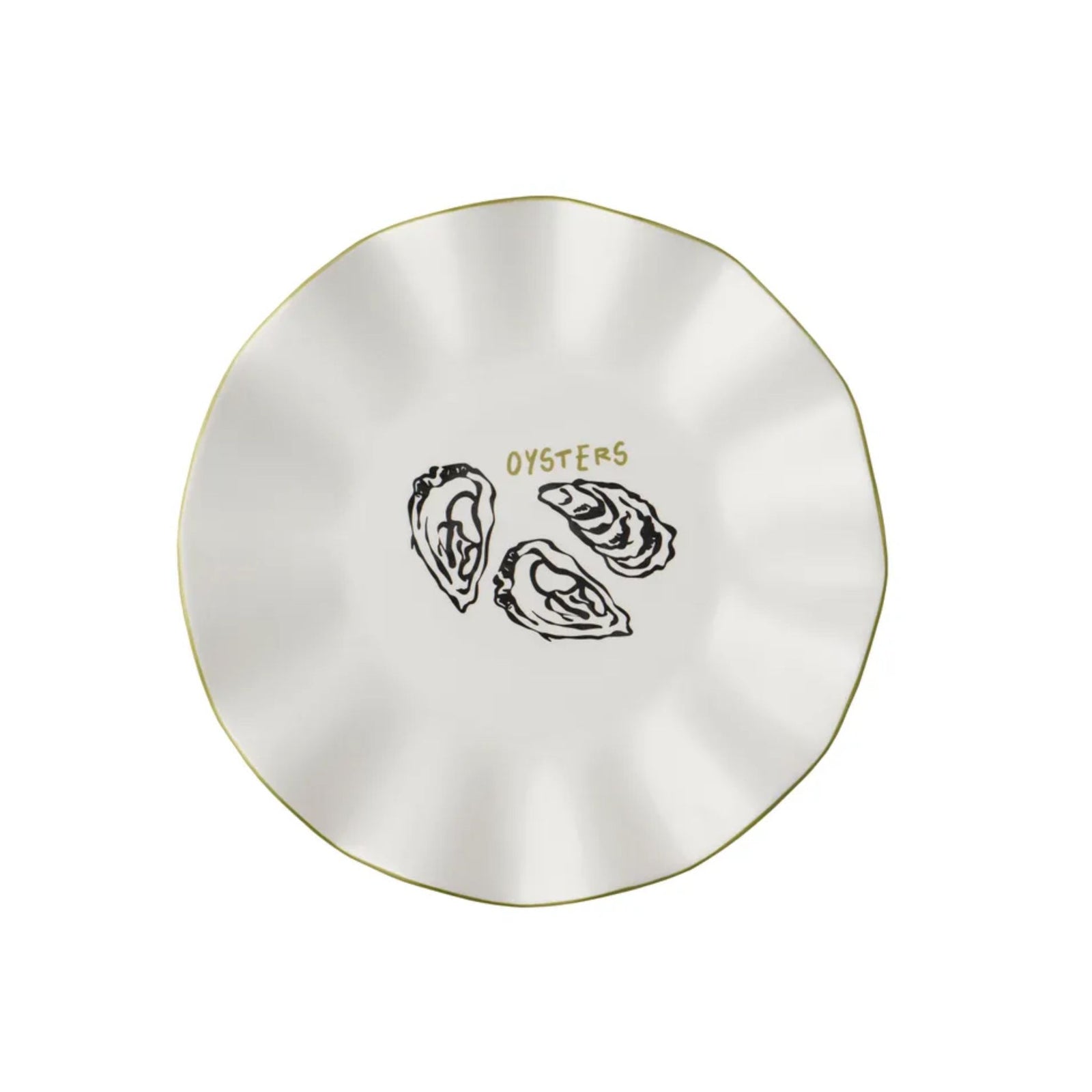 Mangiare Oyster Ceramic Platter