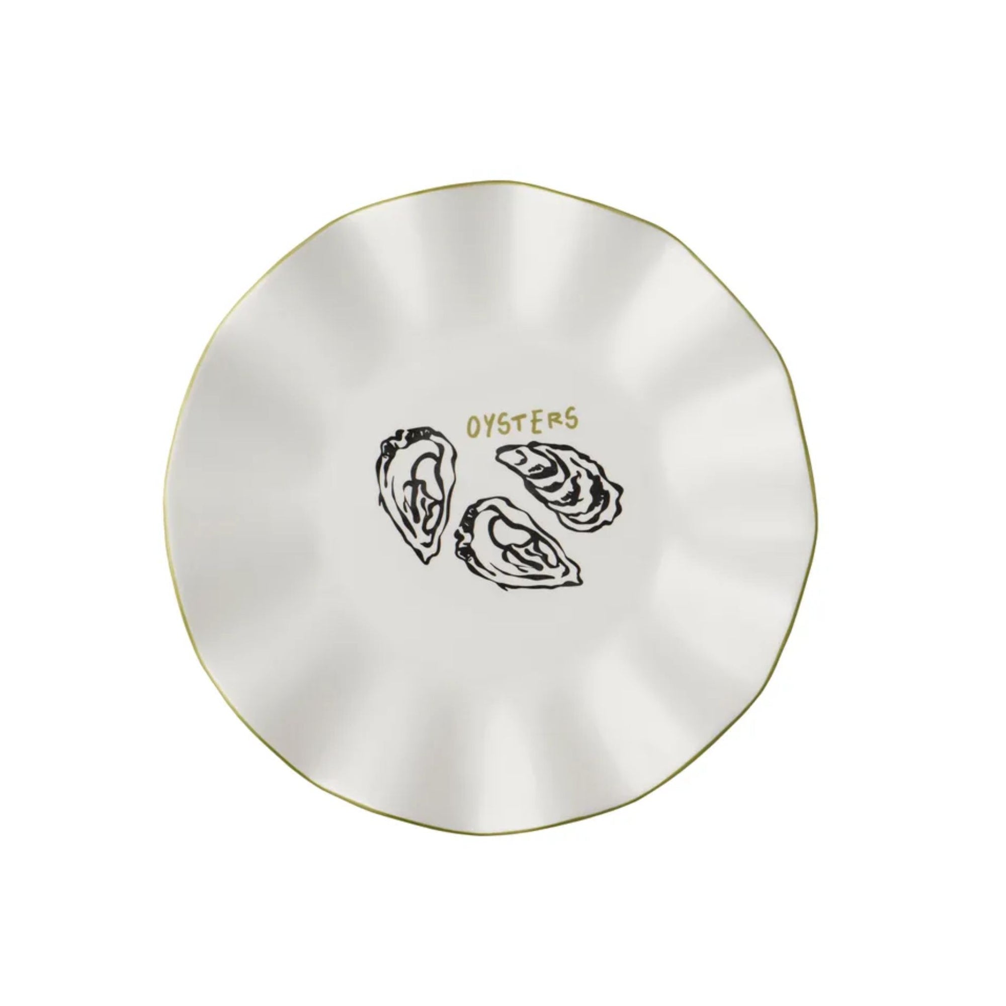 Mangiare Oyster Ceramic Platter