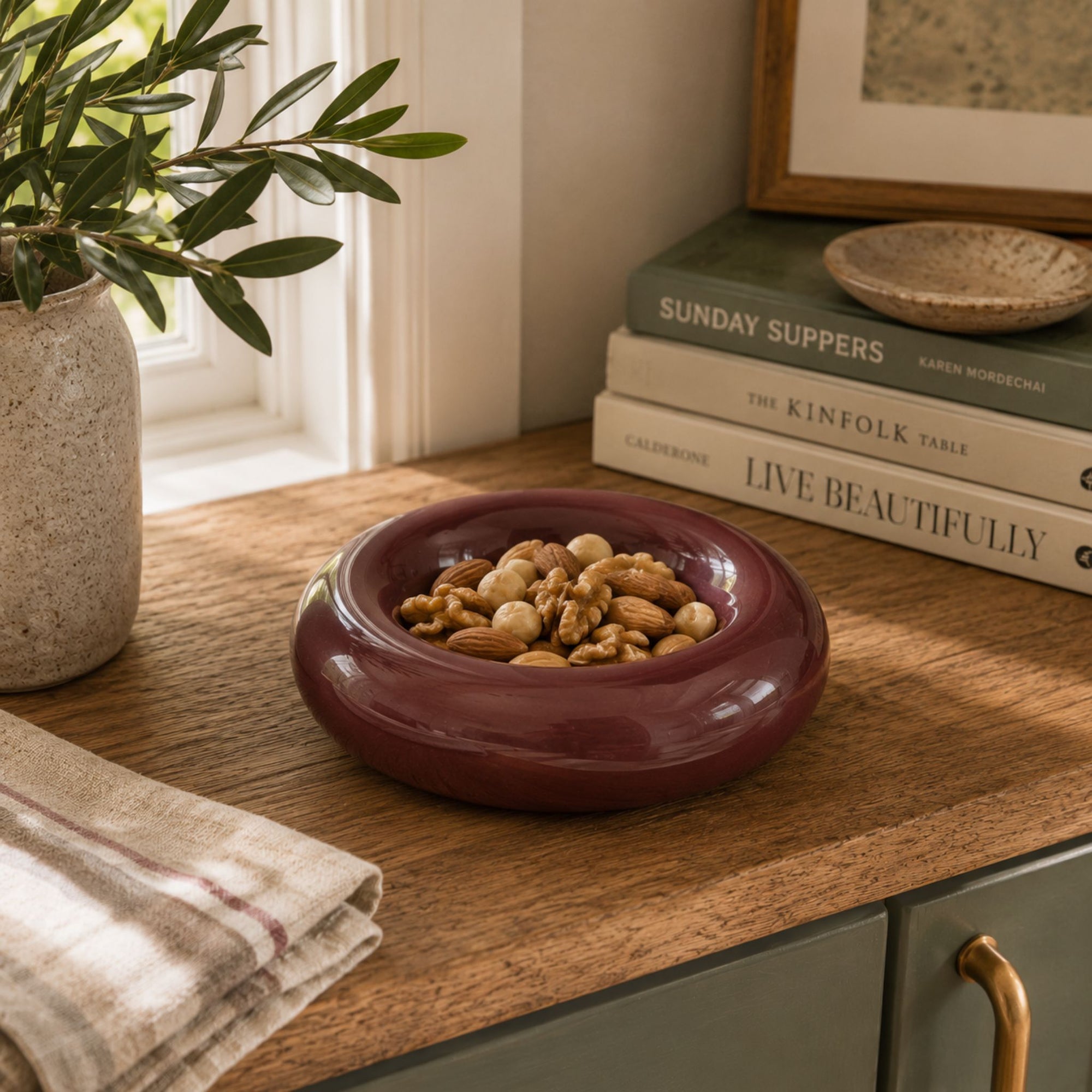 Orb Ceramic Bowl Russet