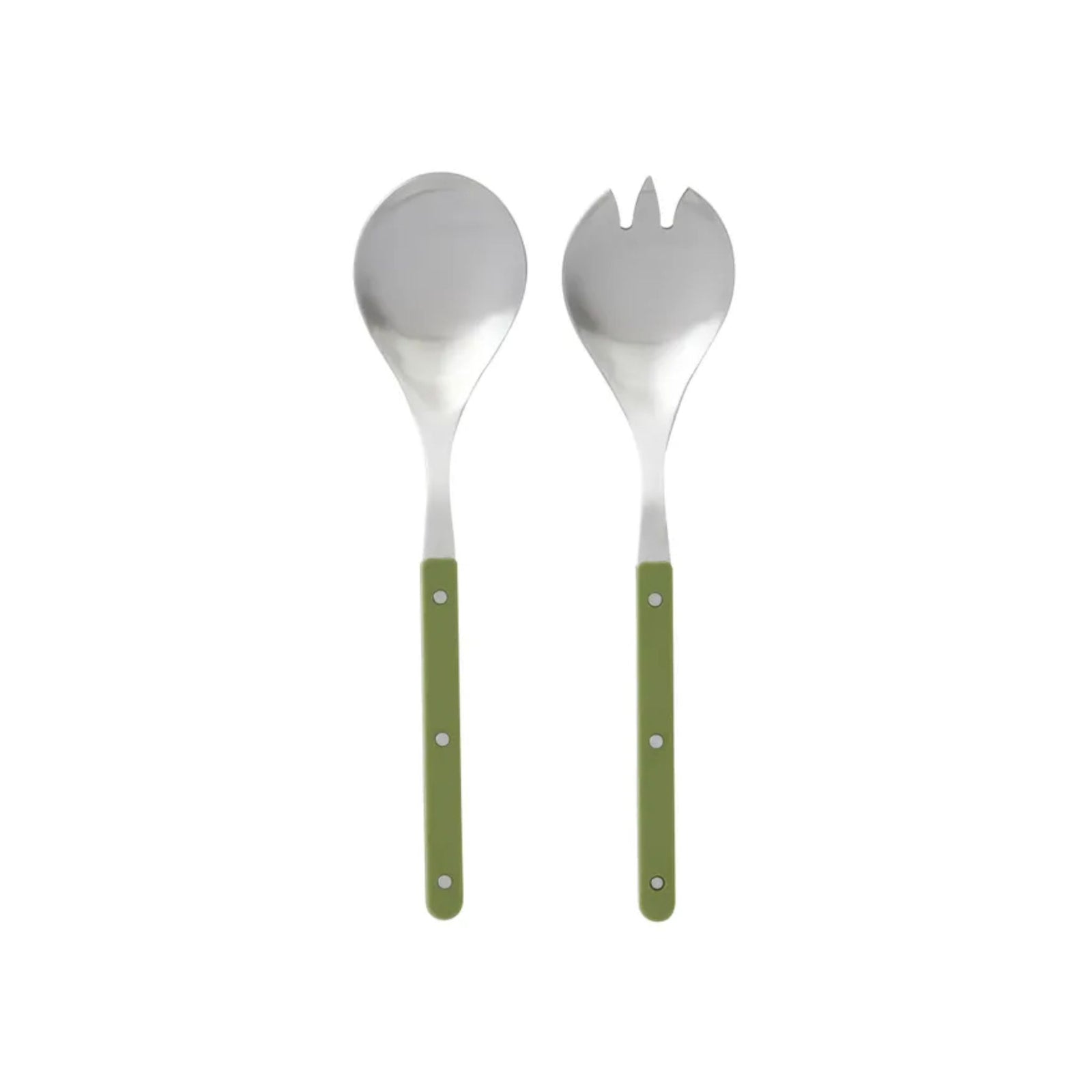 Remy Olive Steel Salad Server Set