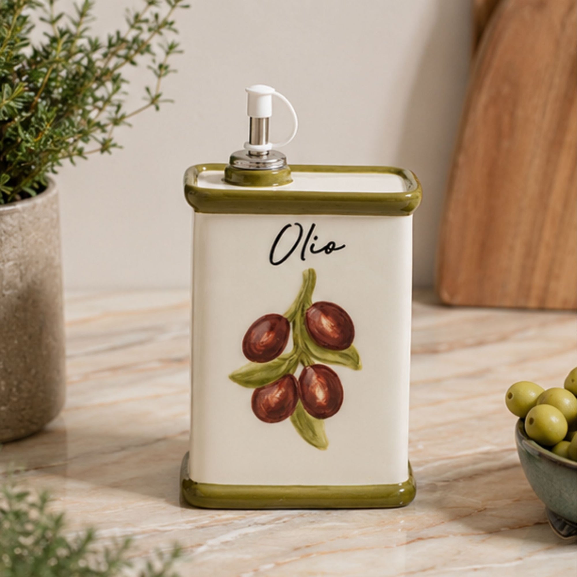 Uva Ceramic Oil Bottle