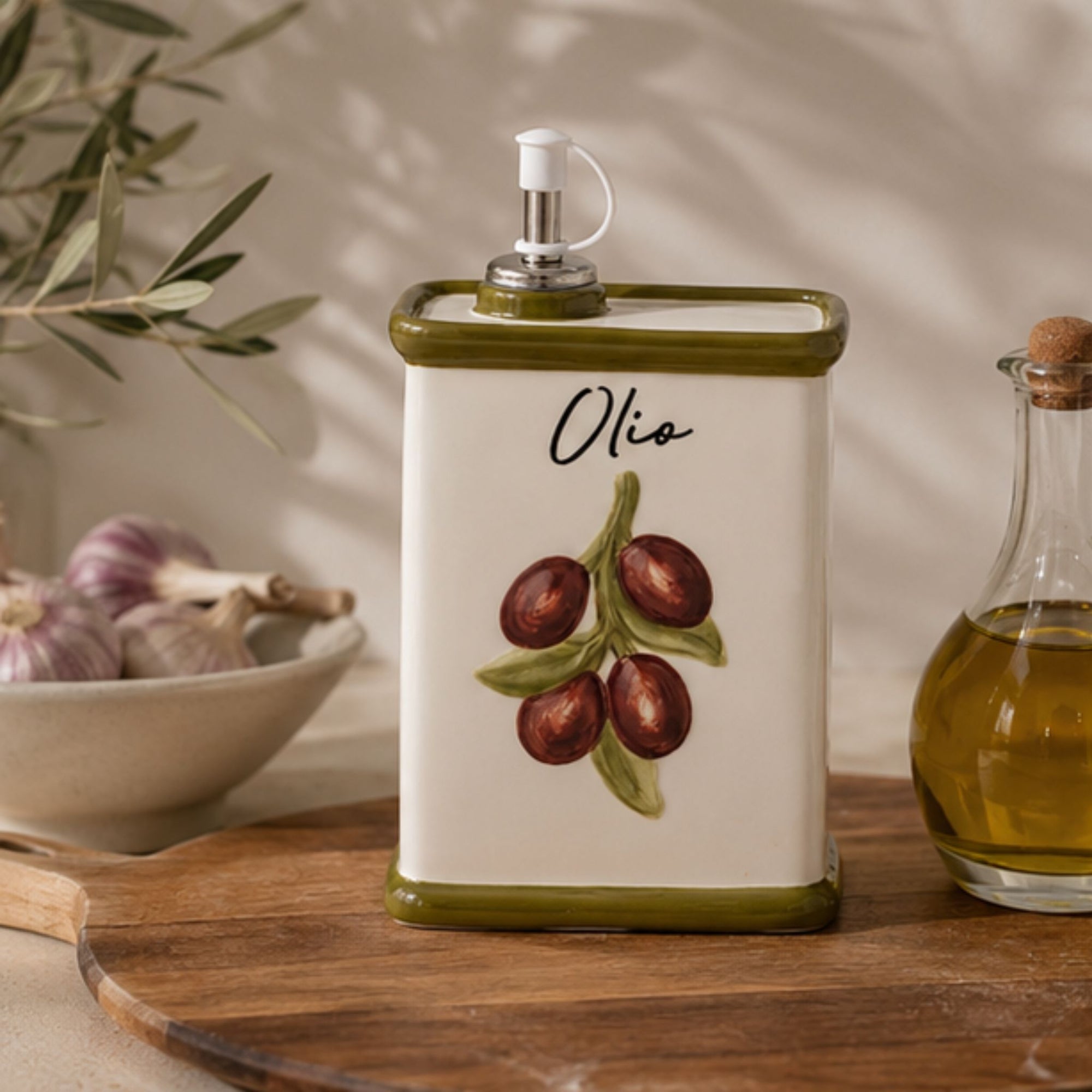 Uva Ceramic Oil Bottle