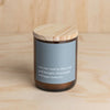 Heartfelt Quote Candle - Good Kind Happy
