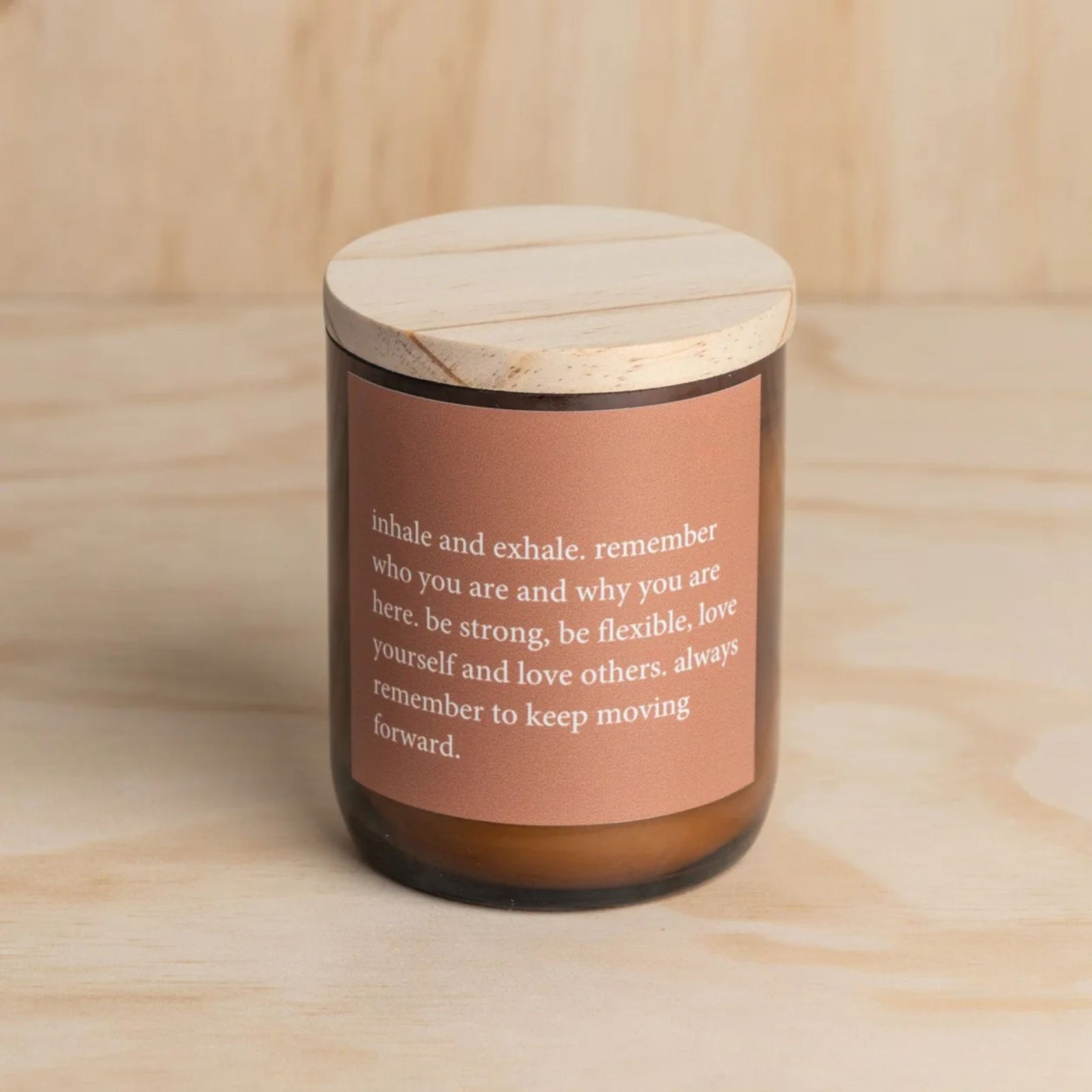 Heartfelt Quote Candle - Inhale Exhale
