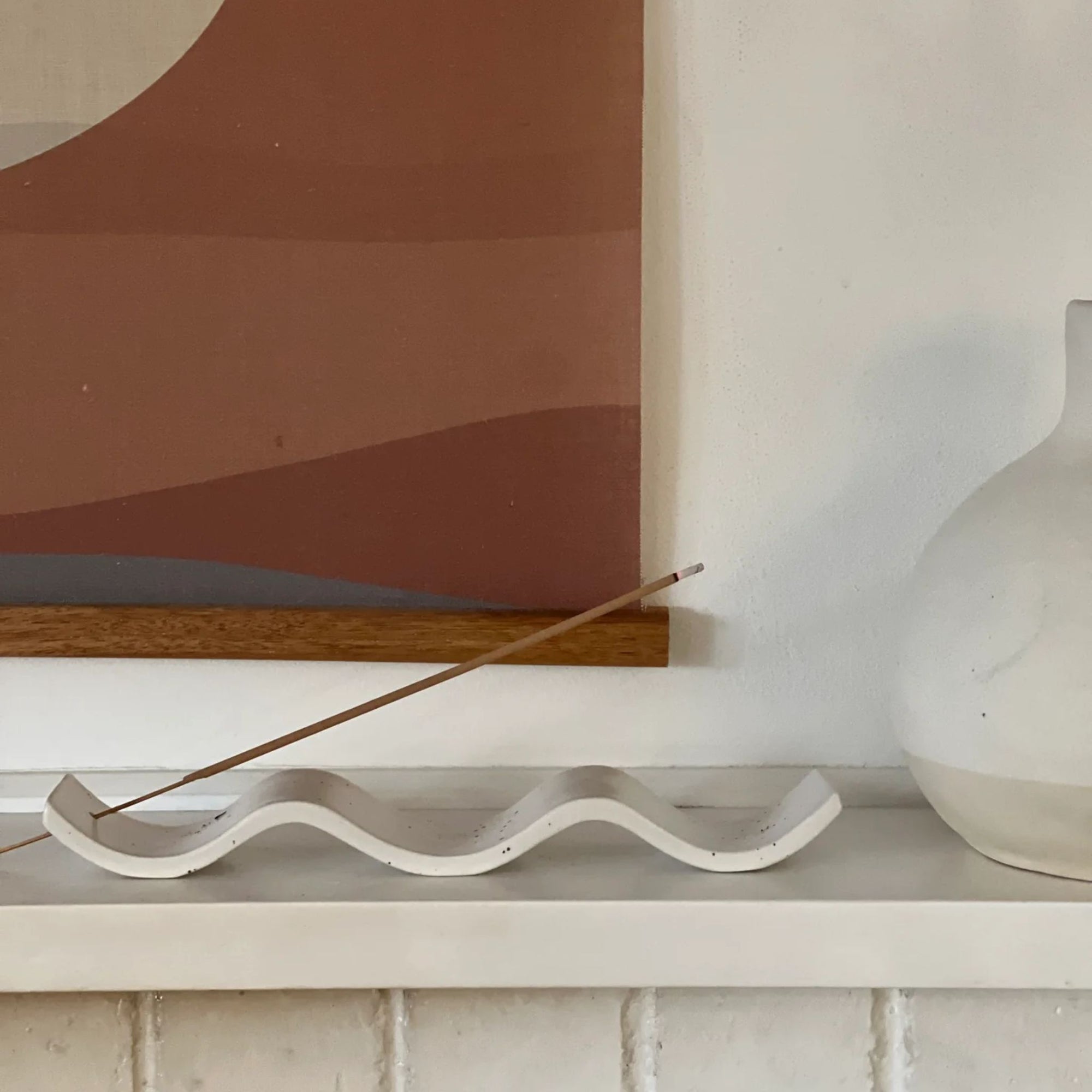 Waves Incense Holder