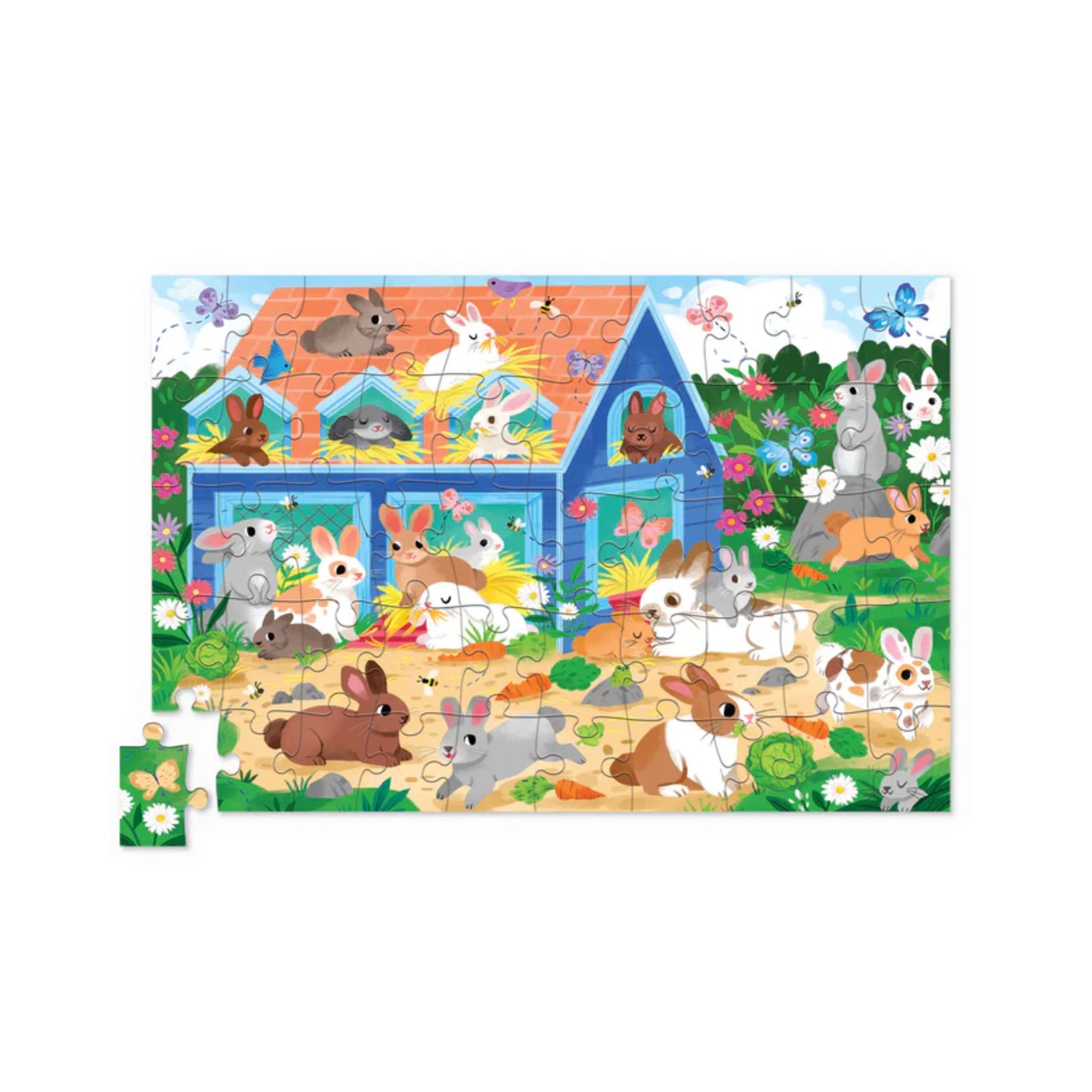 Flat House Puzzle Bunny House - Oxley and Moss
