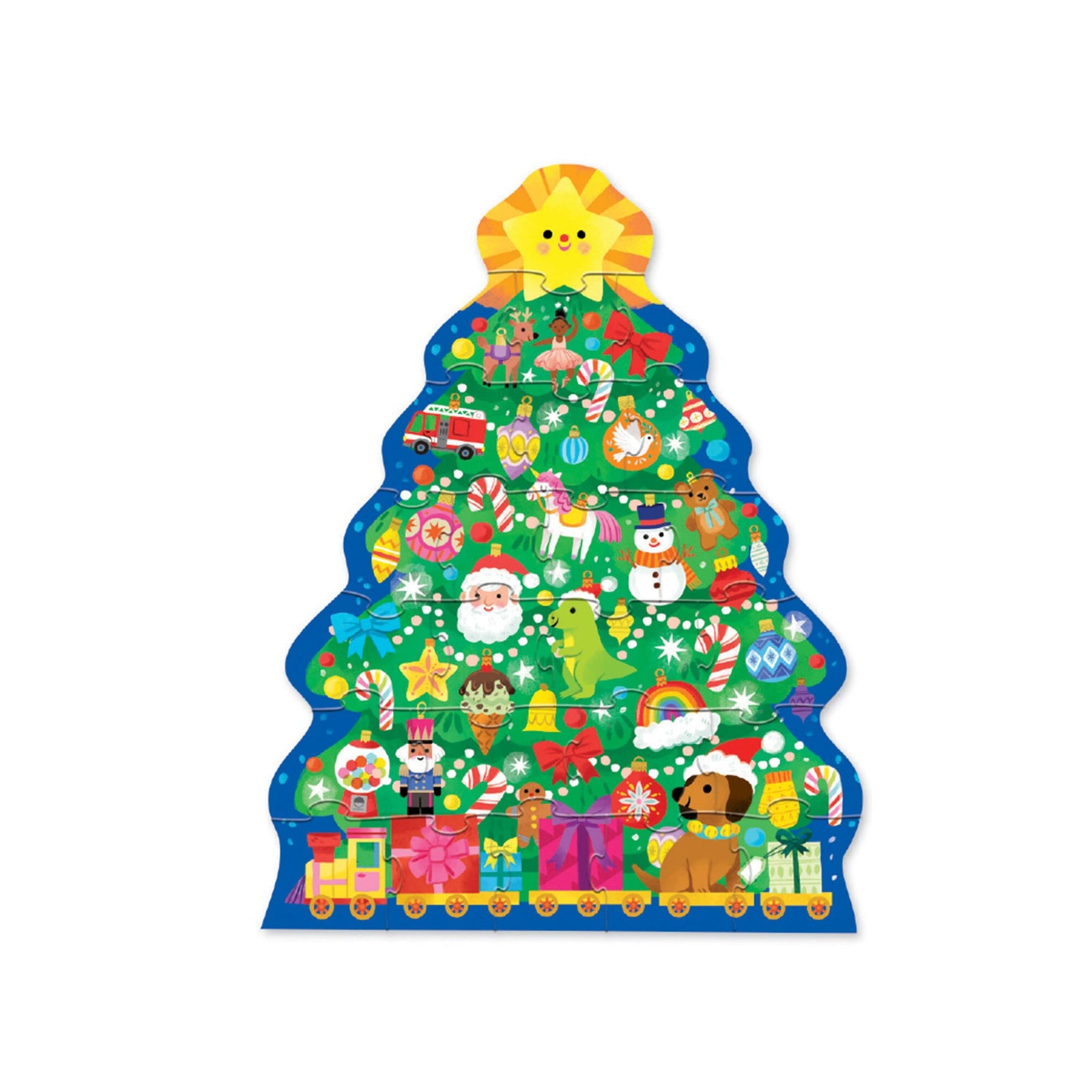 Classic Floor Puzzle Christmas Tree