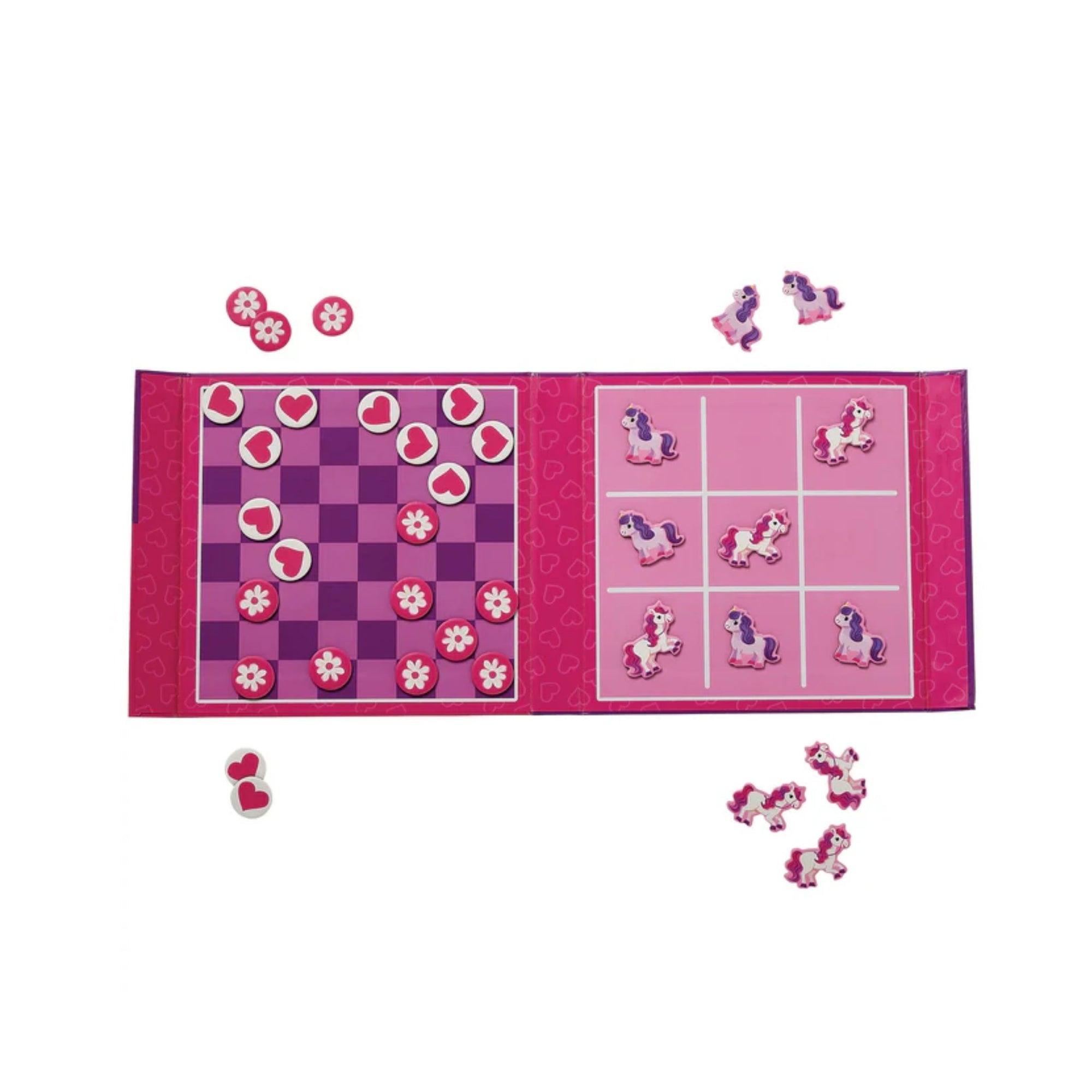 Magnetic Game Tic Tac Toe Unicorn - Oxley and Moss