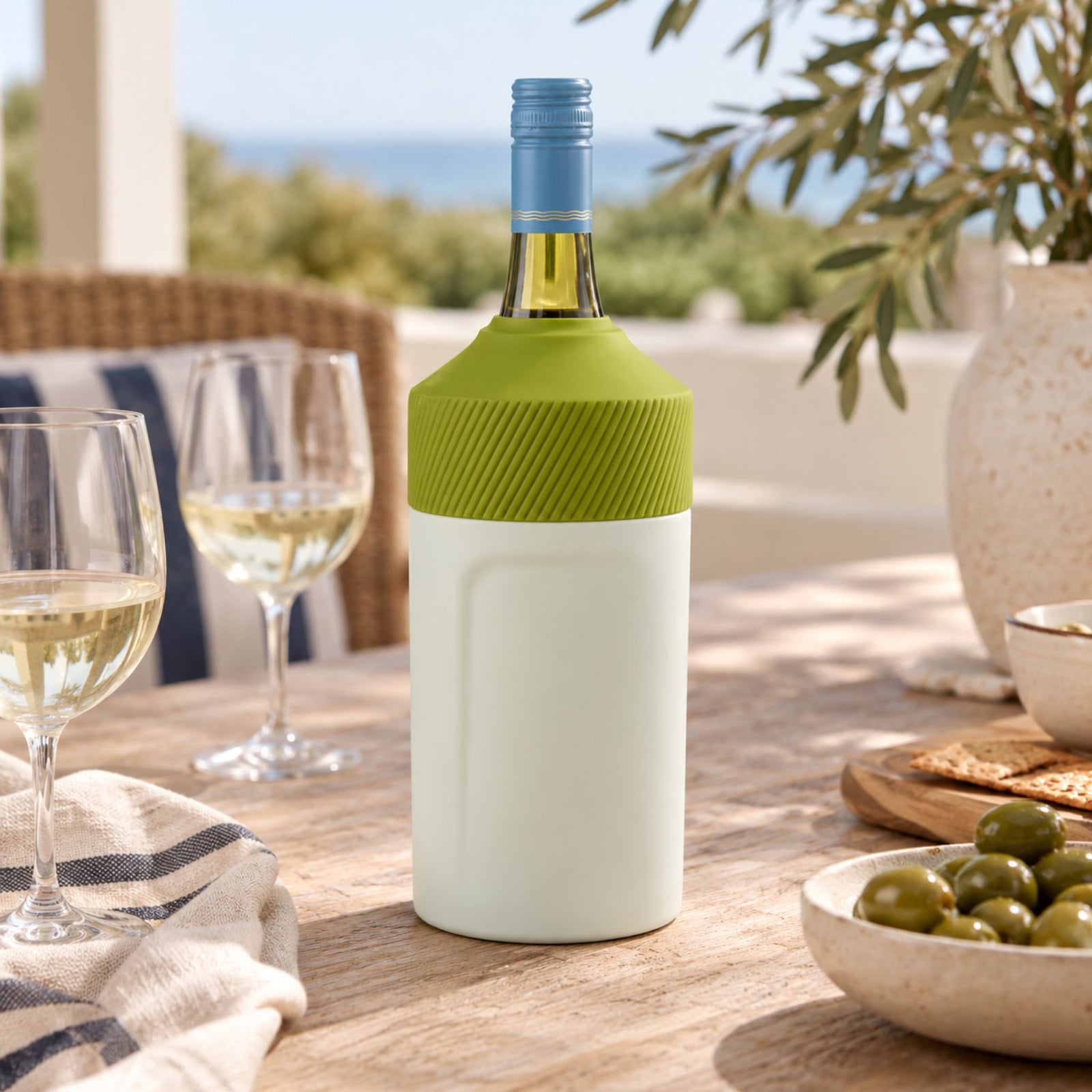 Andy Double Wall Wine Cooler Green