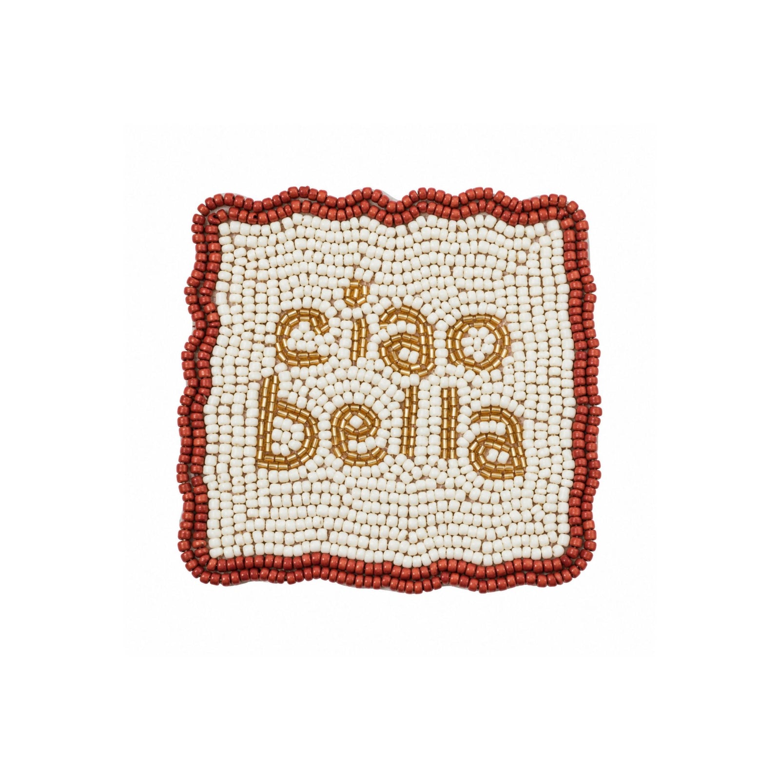 Ciao Martini Beaded Coaster