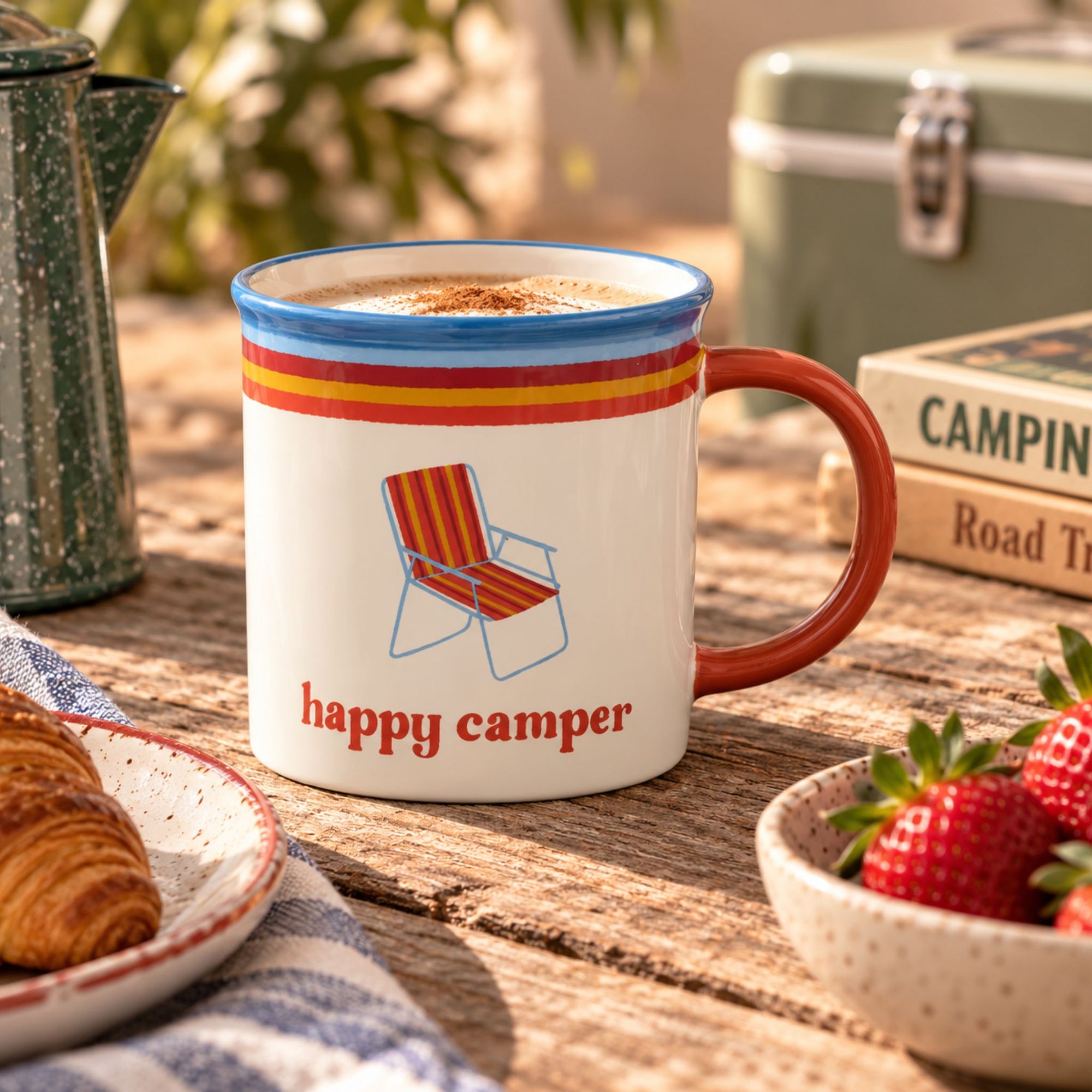 Happy Camper Ceramic Mug
