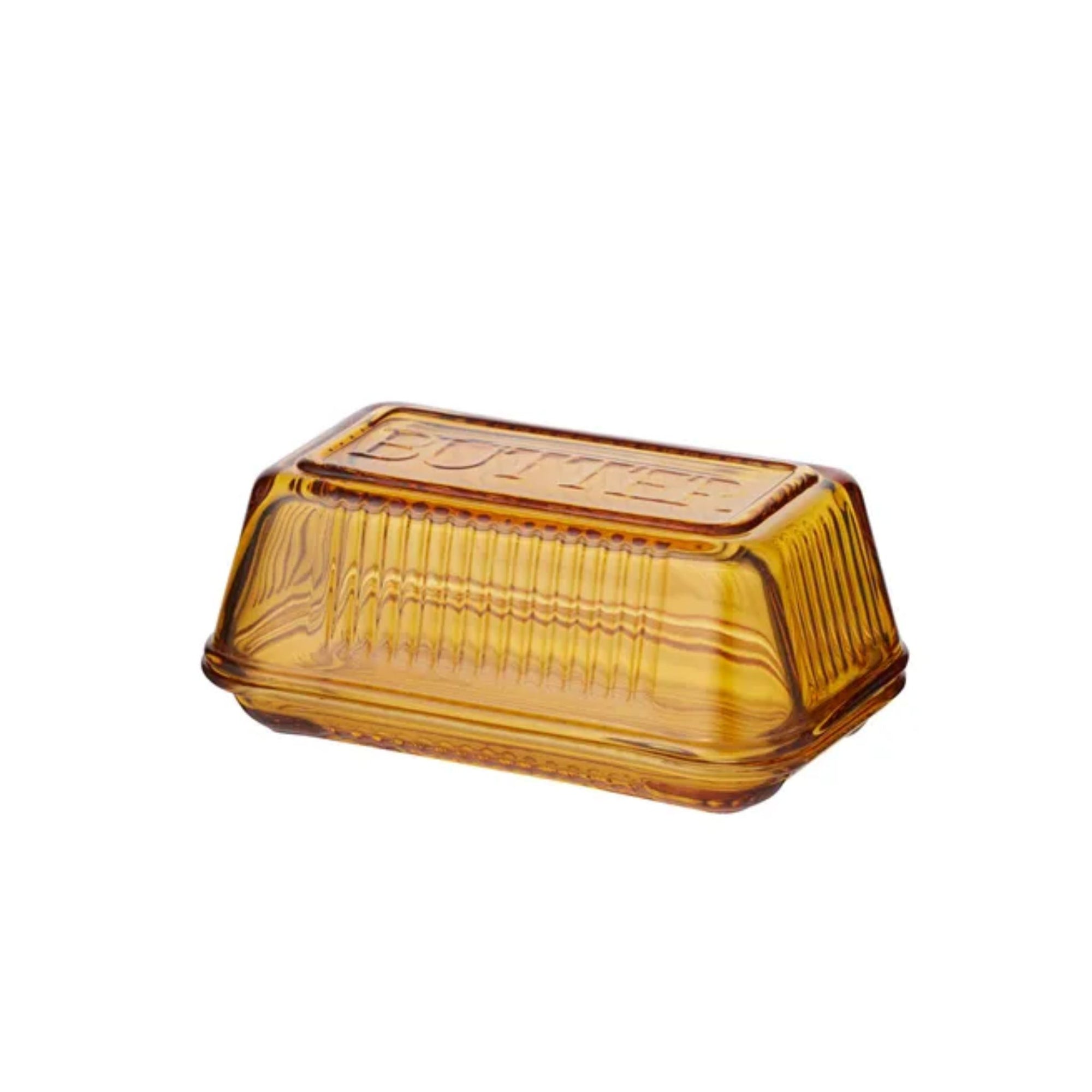 Lia Glass Butter Dish