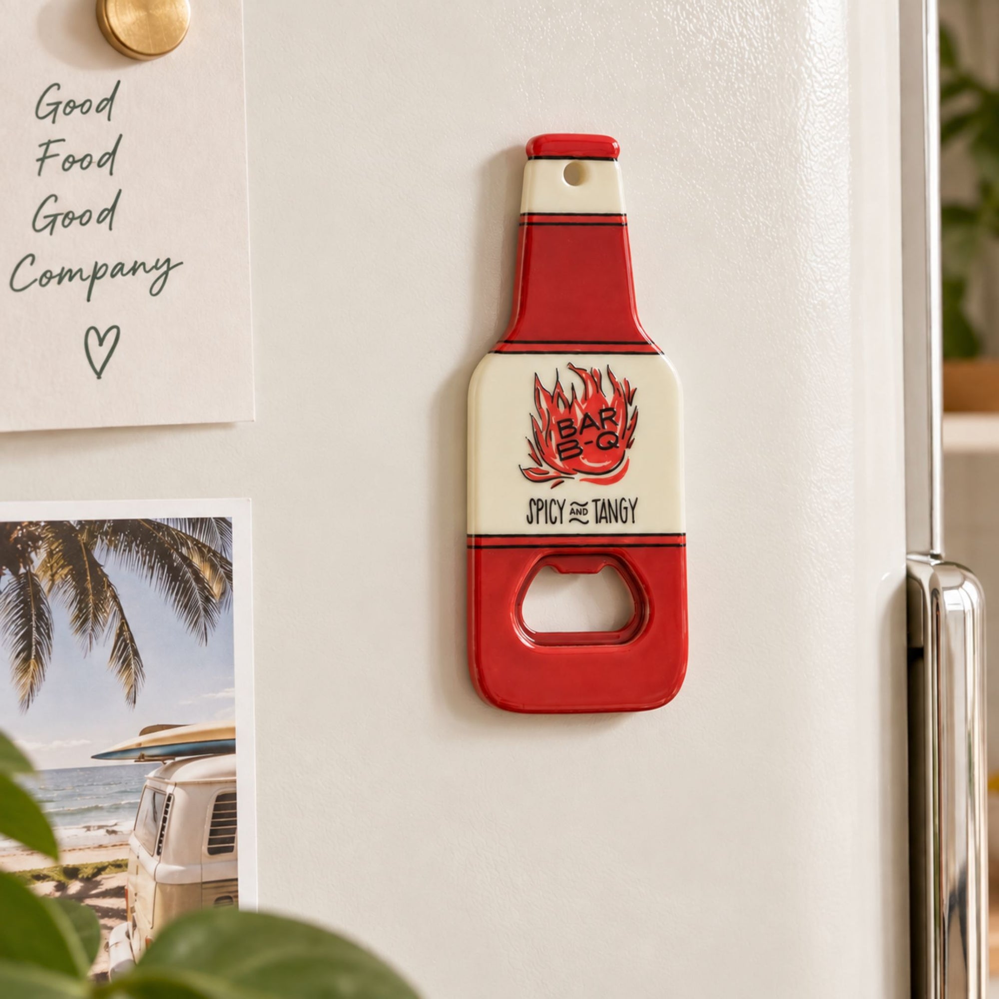Saucy Magnetic Bottle Opener