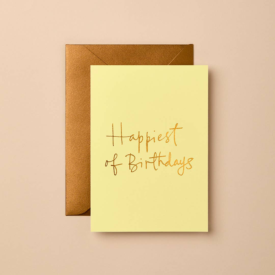 Greeting Card Happiest of Birthdays