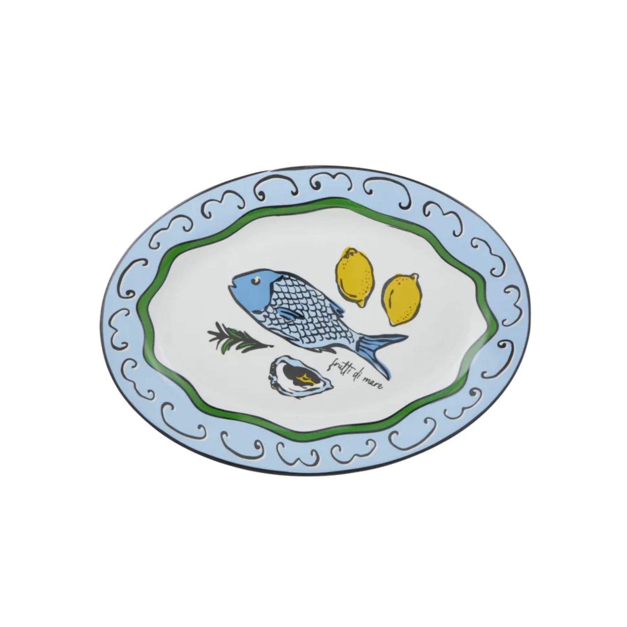 Deli Ceramic Oval Platter