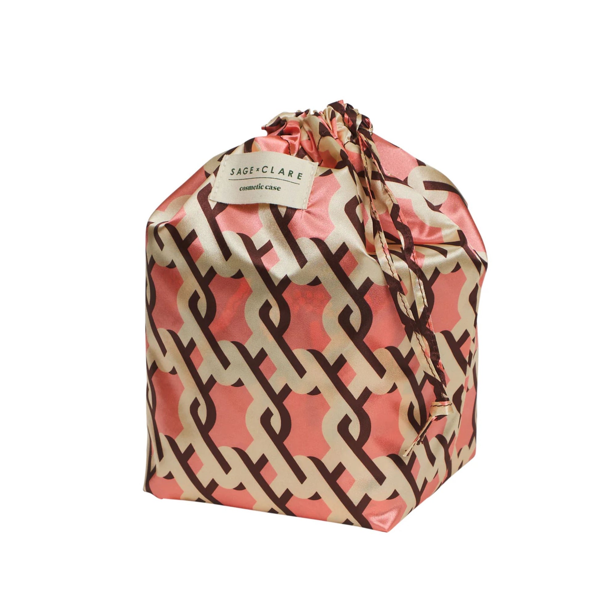 Delphine Small Vanity Case - Garnet