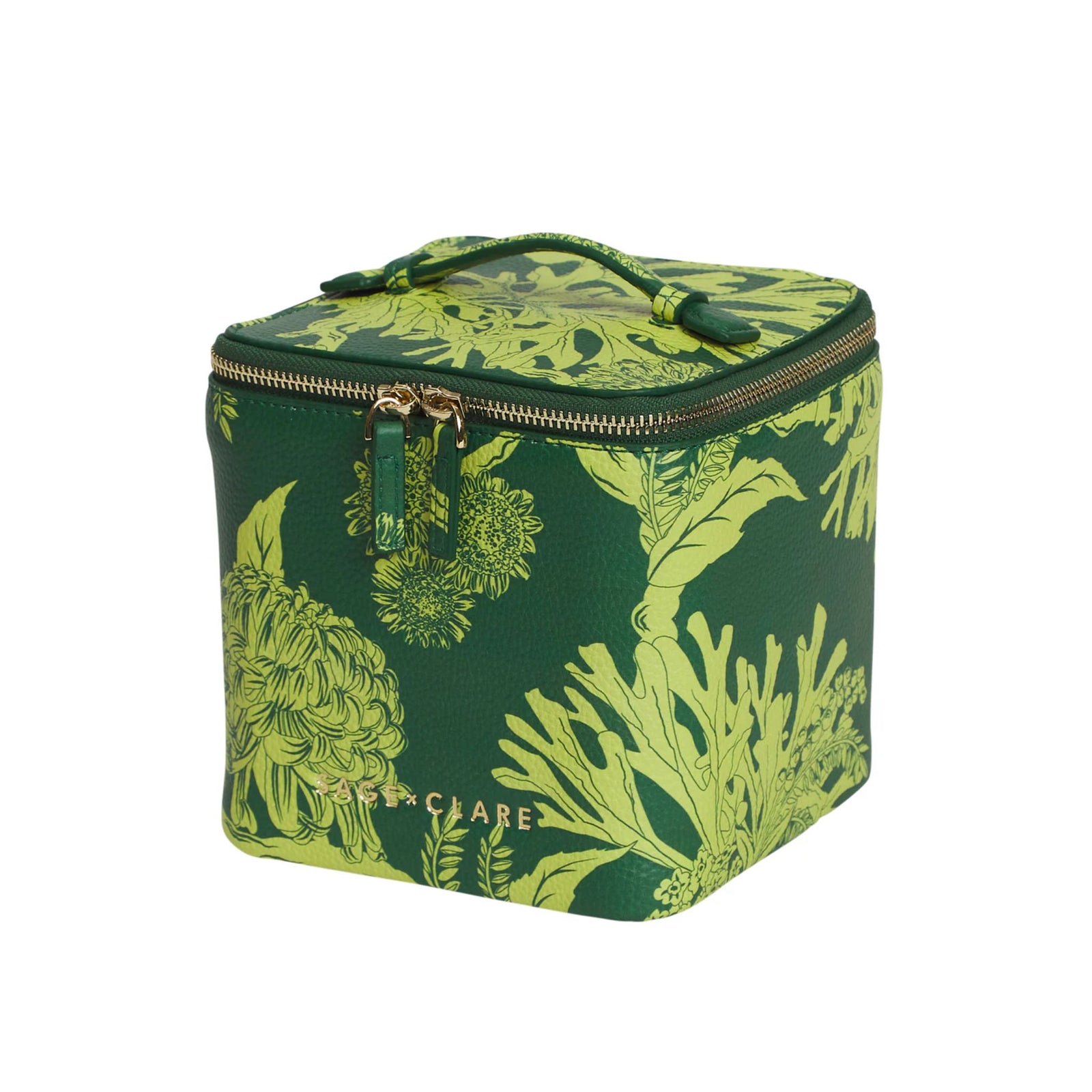 Delphine Small Vanity Case - Anise