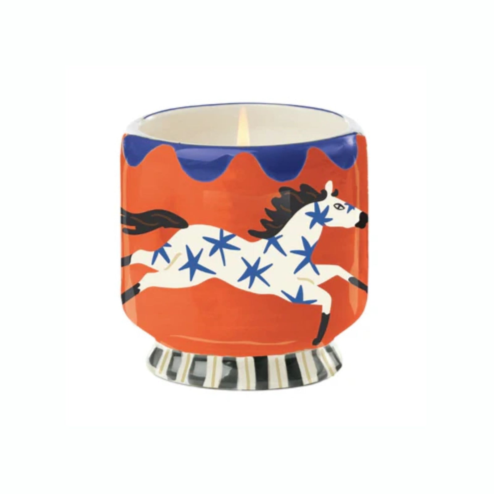 Adopo Horse Ceramic Candle - Sienna Sunset