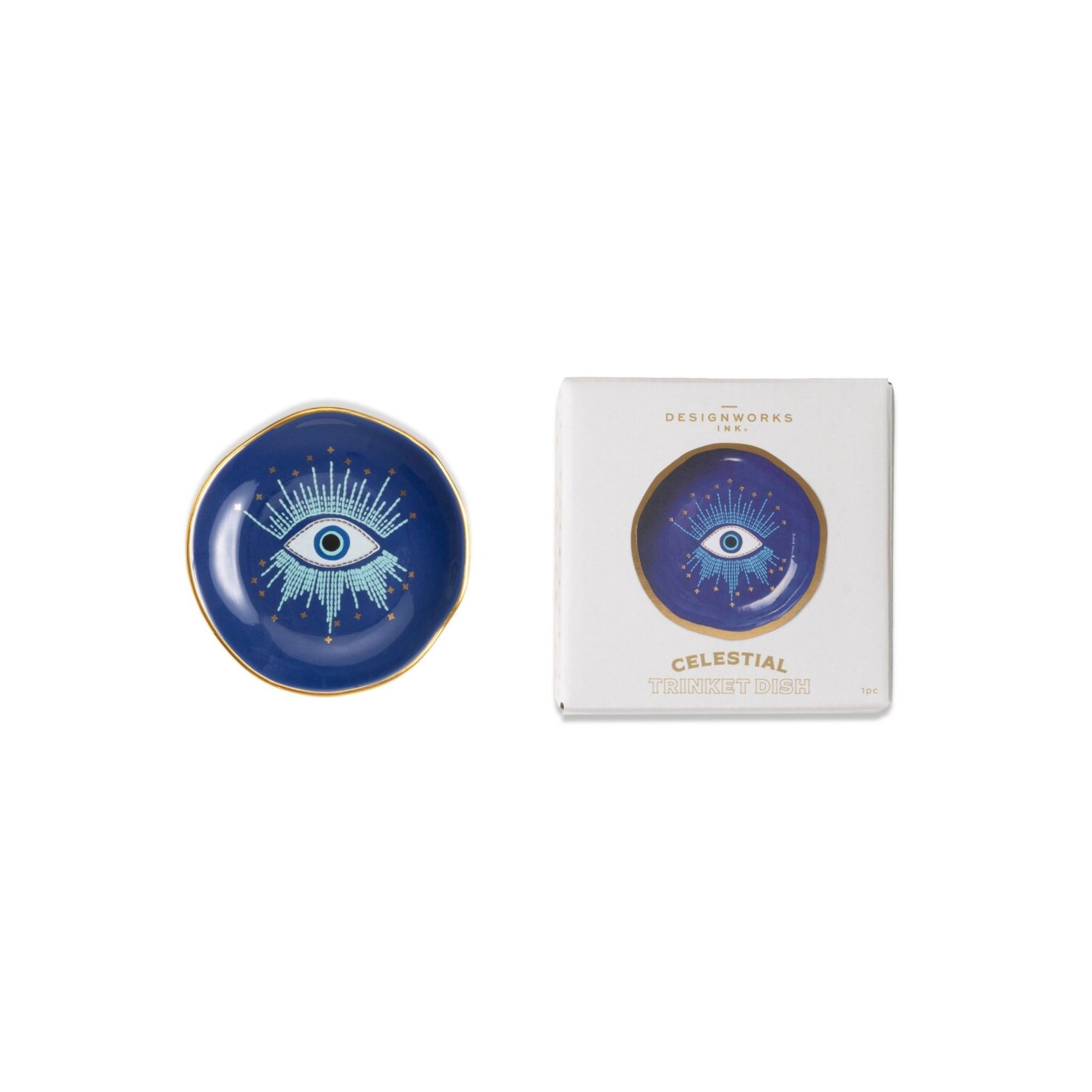 Celestial Ceramic Trinket Dish