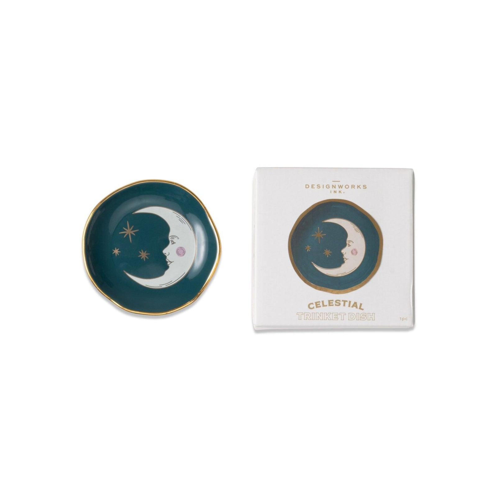 Celestial Ceramic Trinket Dish