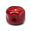 Organic Shape Tinted Glass Candle