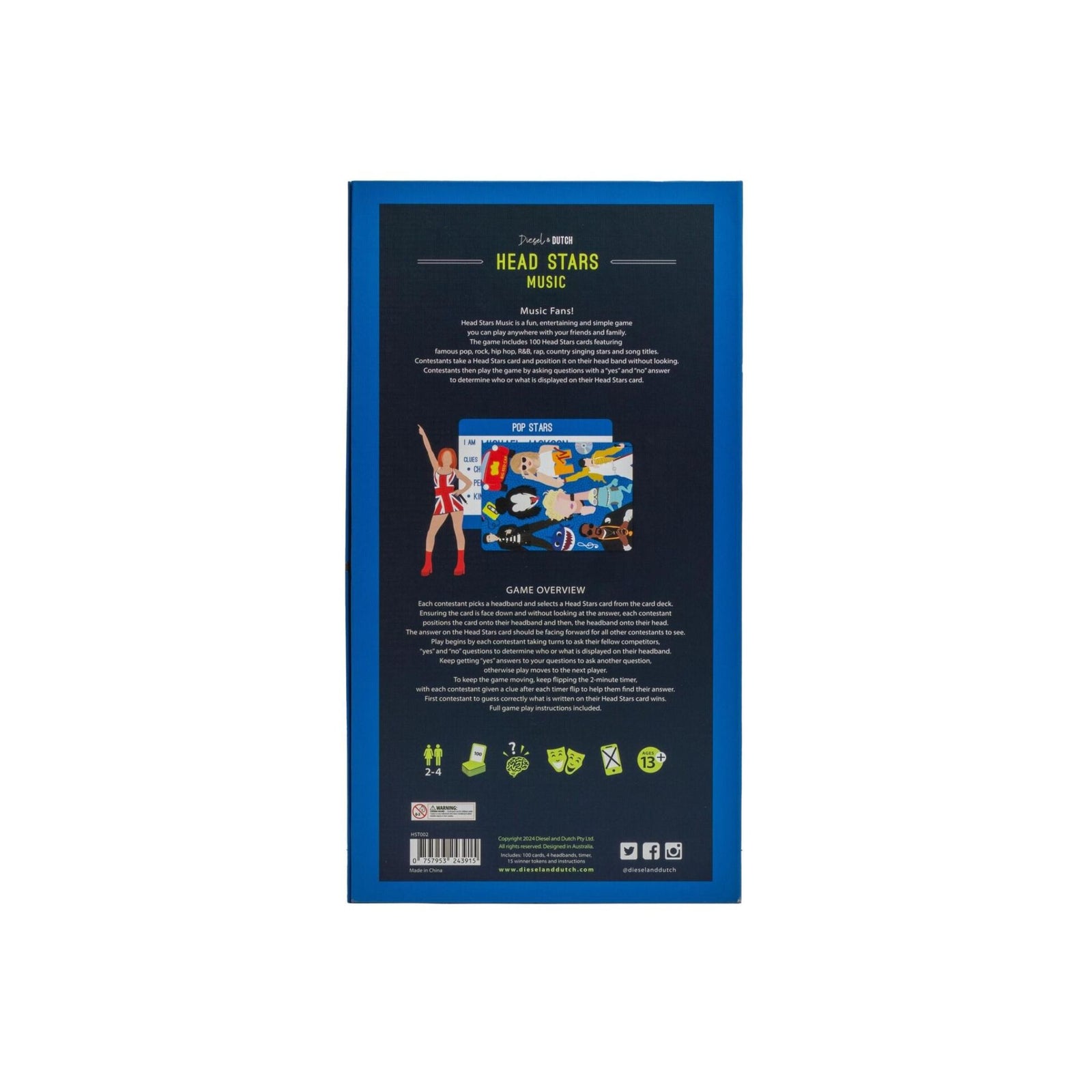 Music Head Stars Game