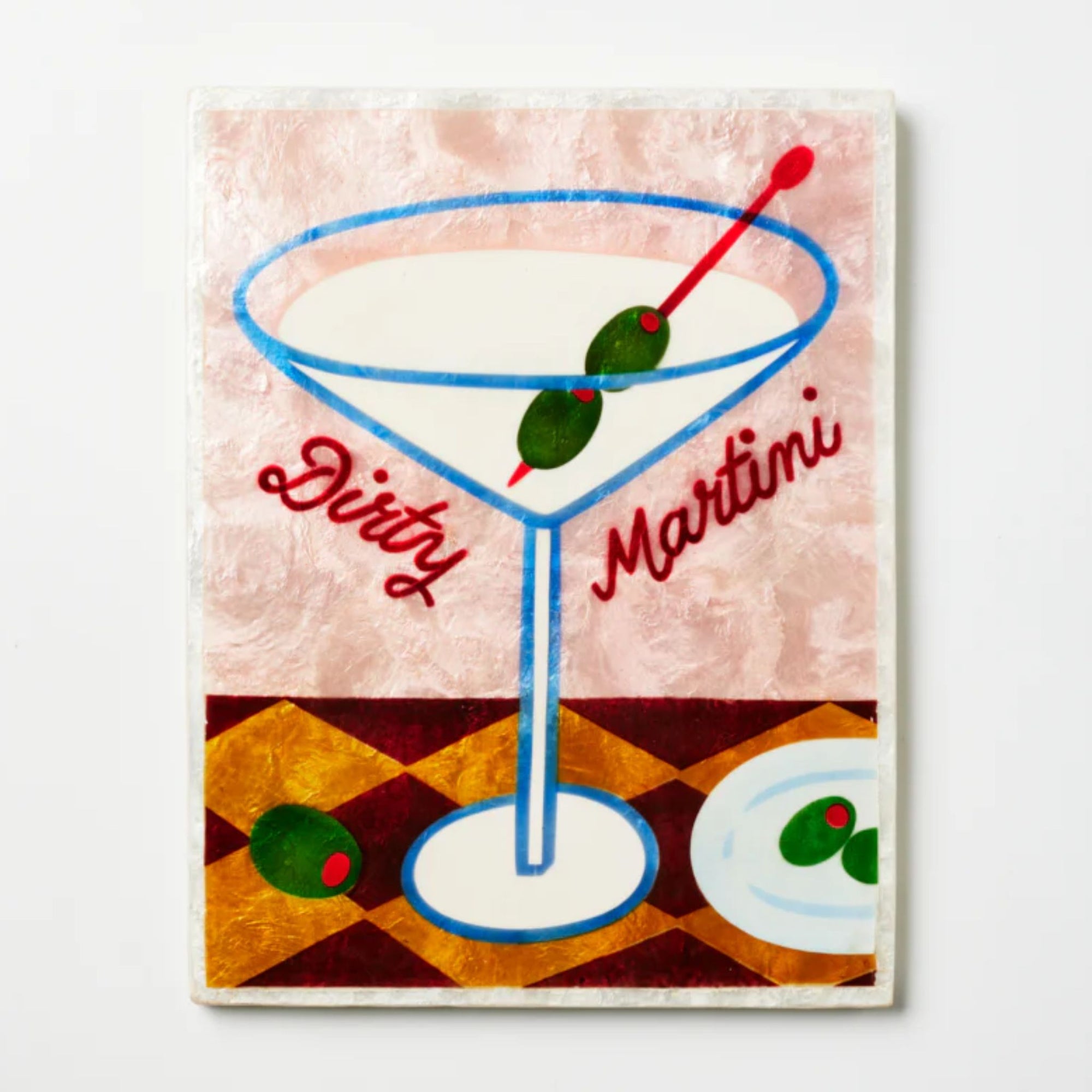 Happy Hour Martini Tile - Oxley and Moss