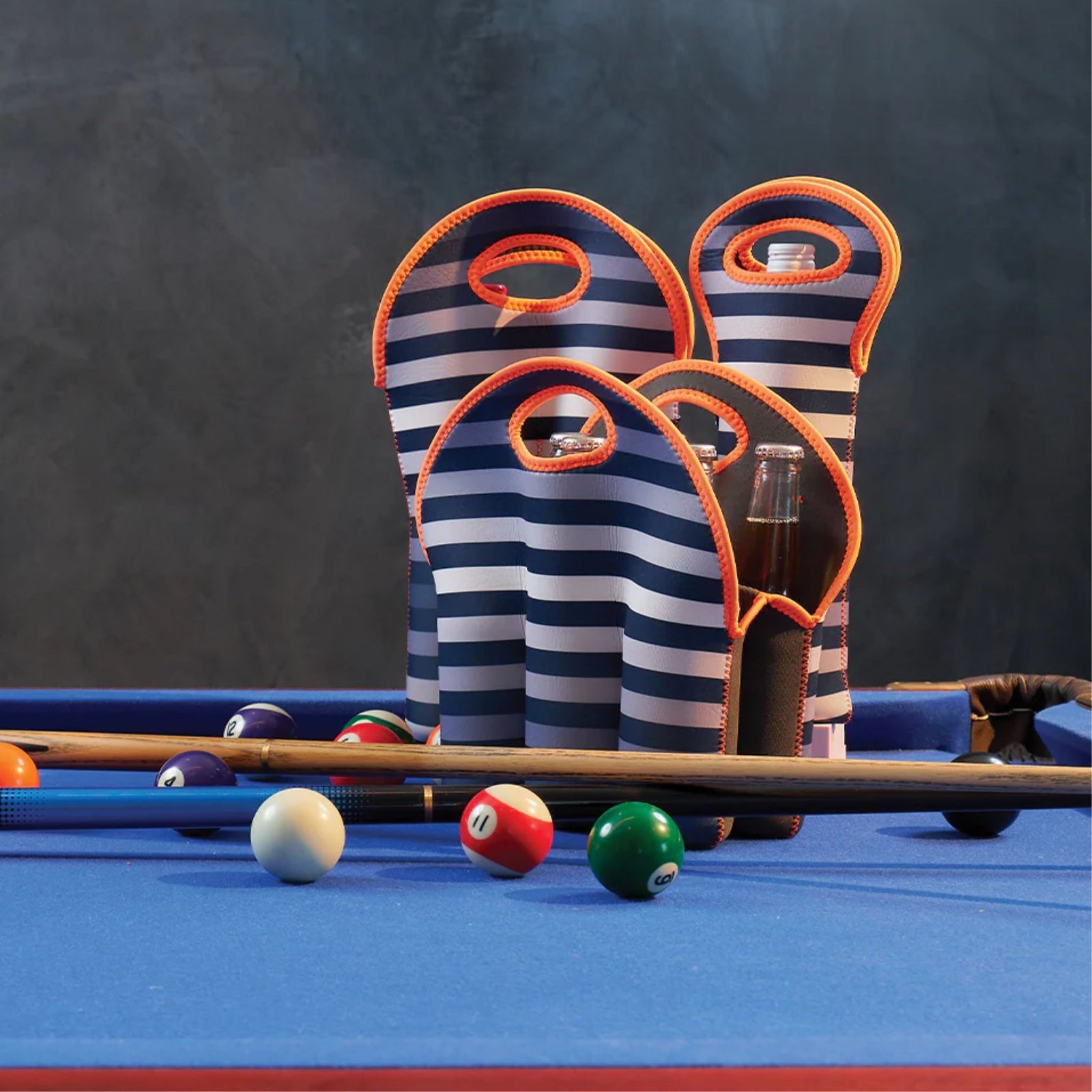 Double Bottle Bag Gradient Stripe