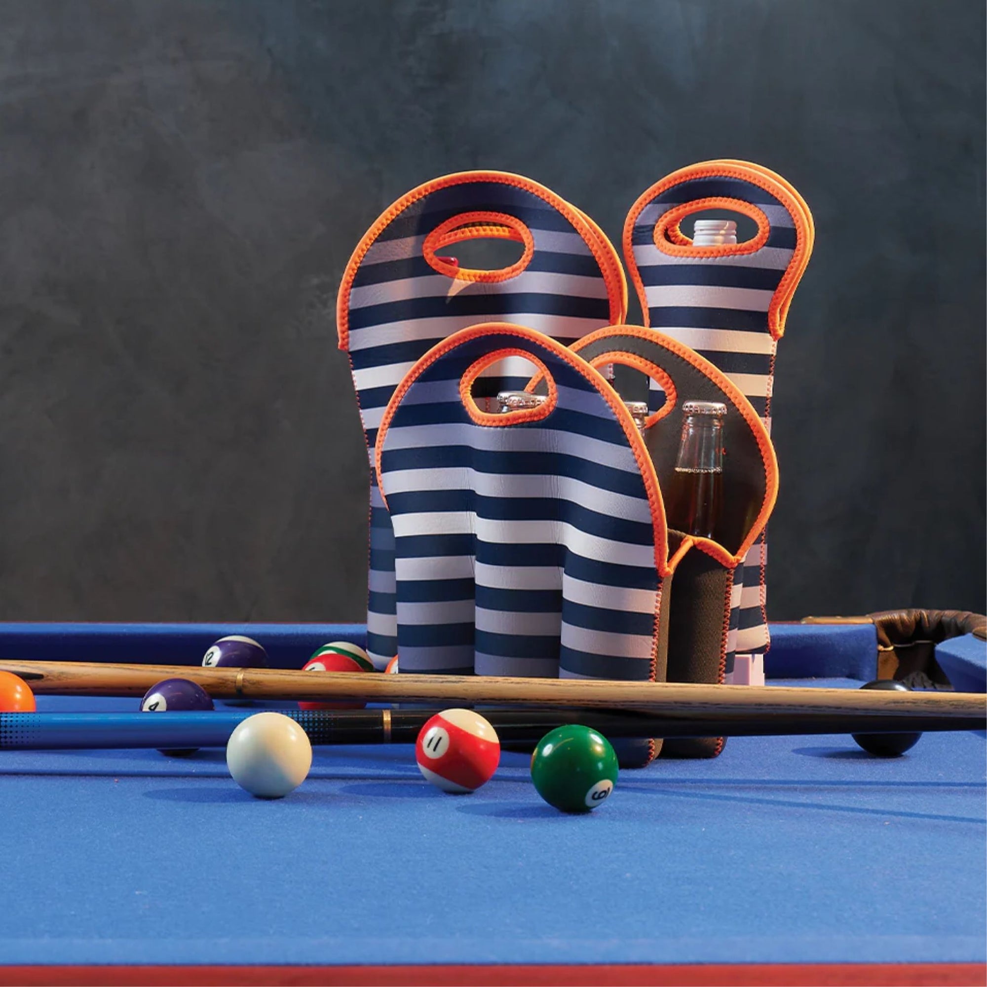 Double Bottle Bag Gradient Stripe