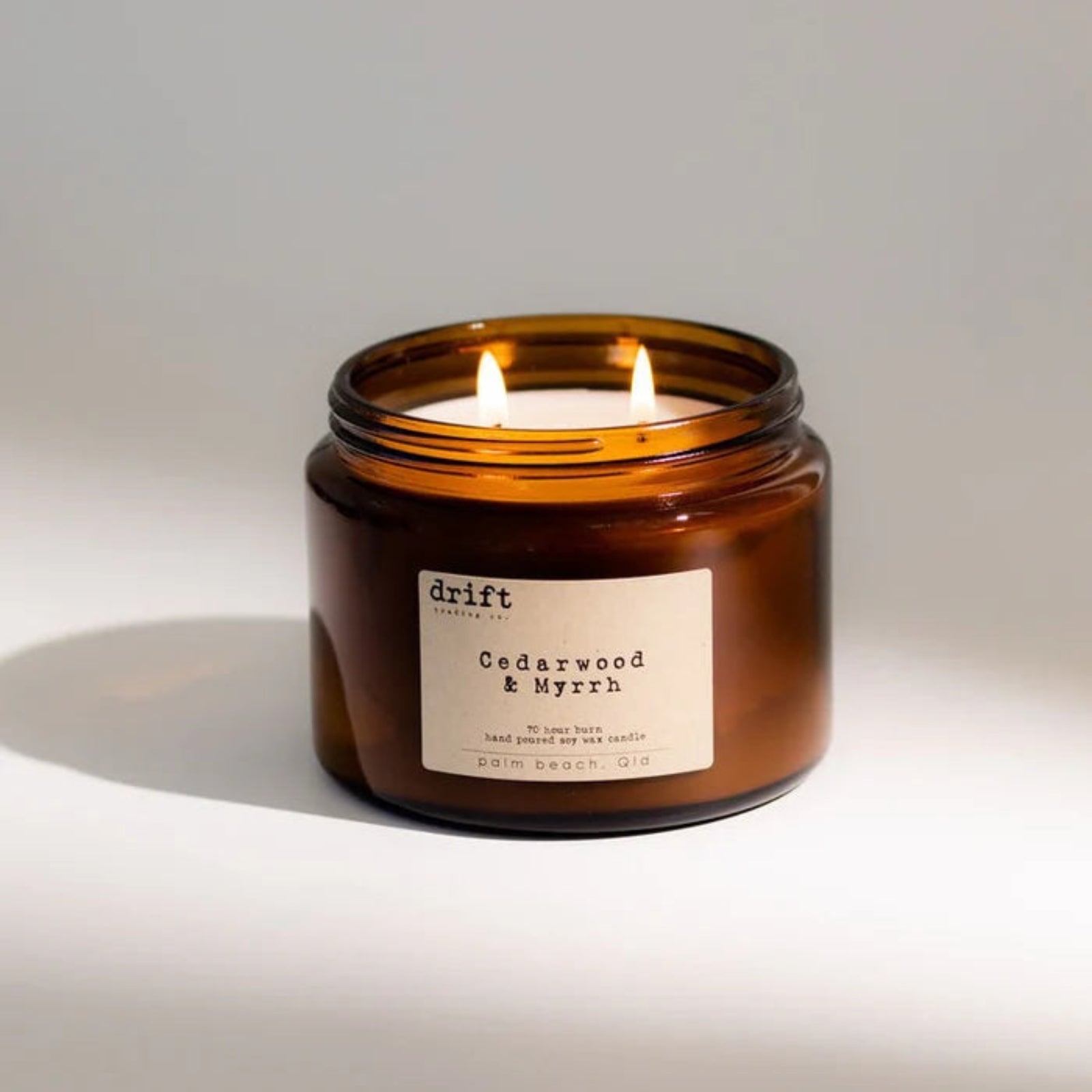 Cedarwood & Myrrh Scented Candle