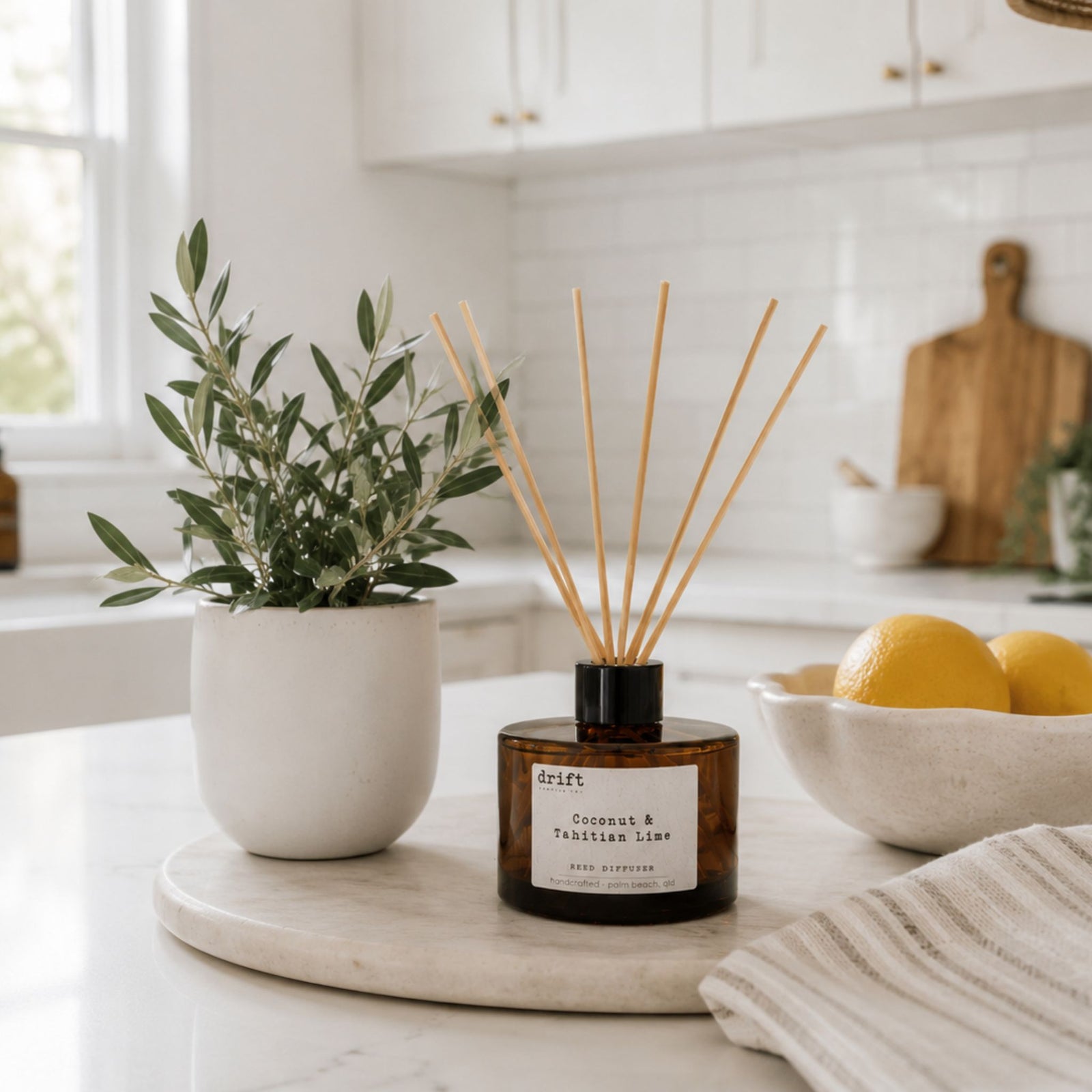 Coconut & Tahitian Lime Reed Diffuser