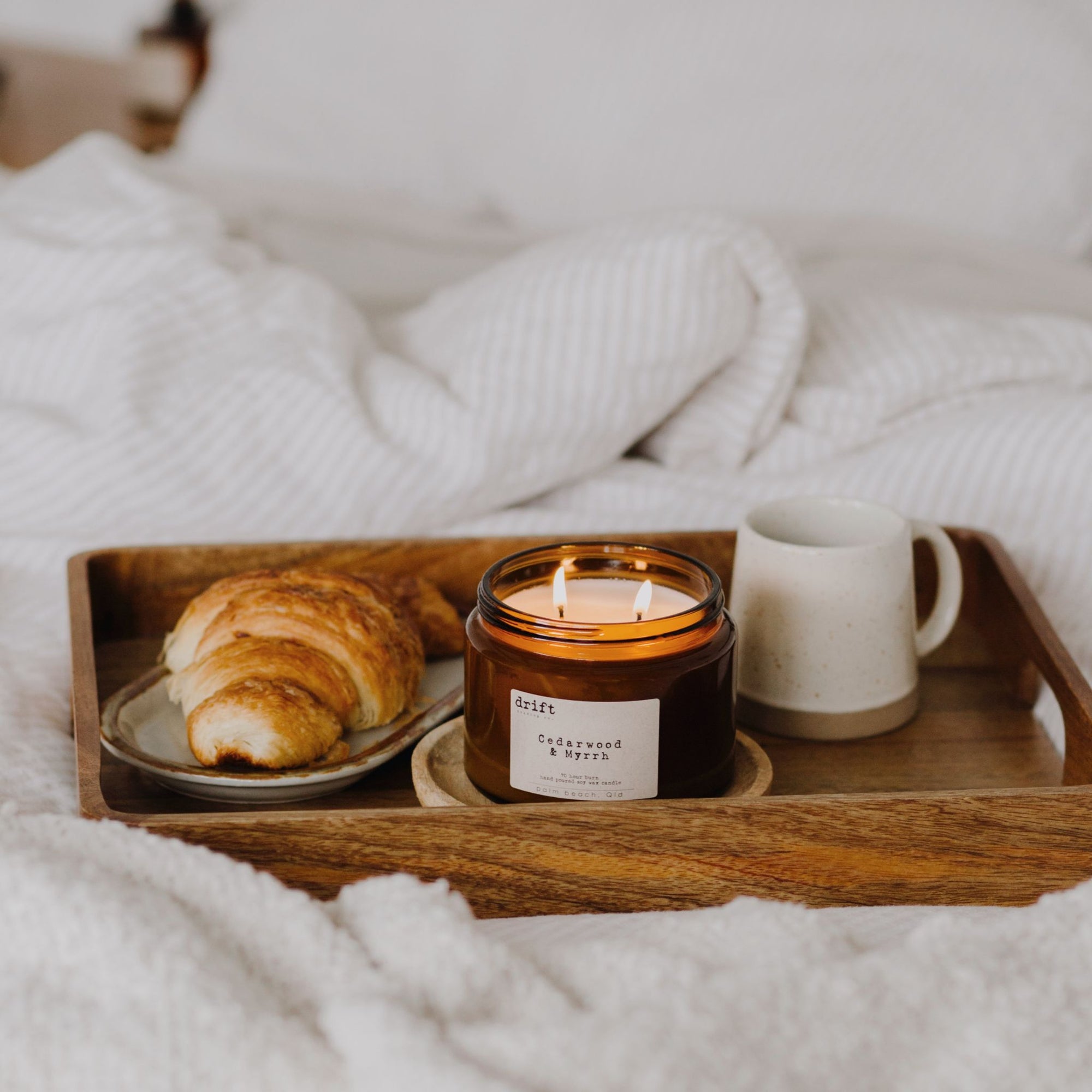Cedarwood &amp; Myrrh Scented Candle