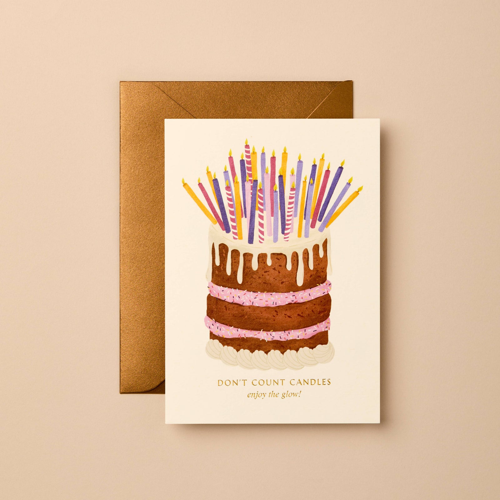 Greeting Card Don't Count Candles