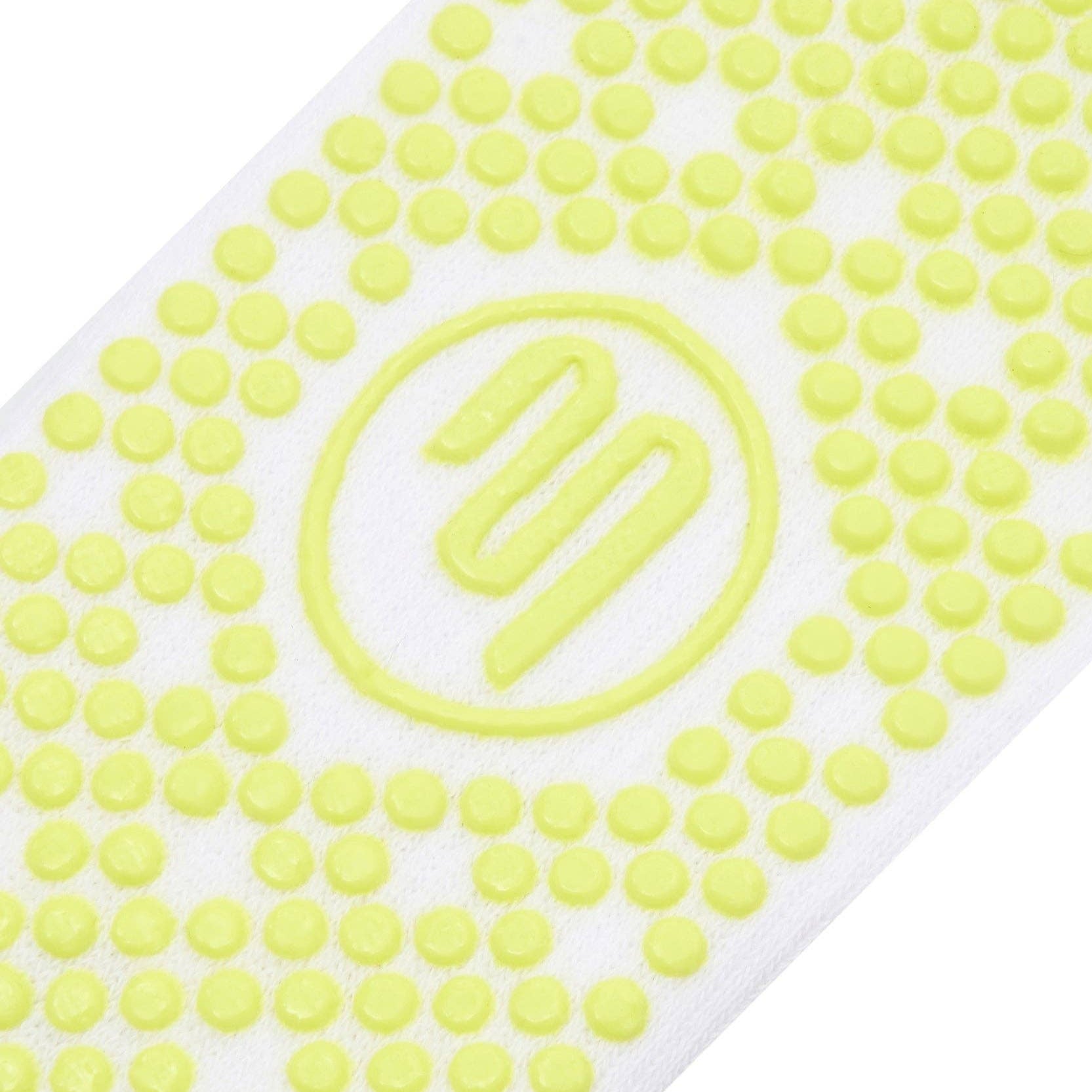 Crew Non Slip Grip Socks - Lime Stripe