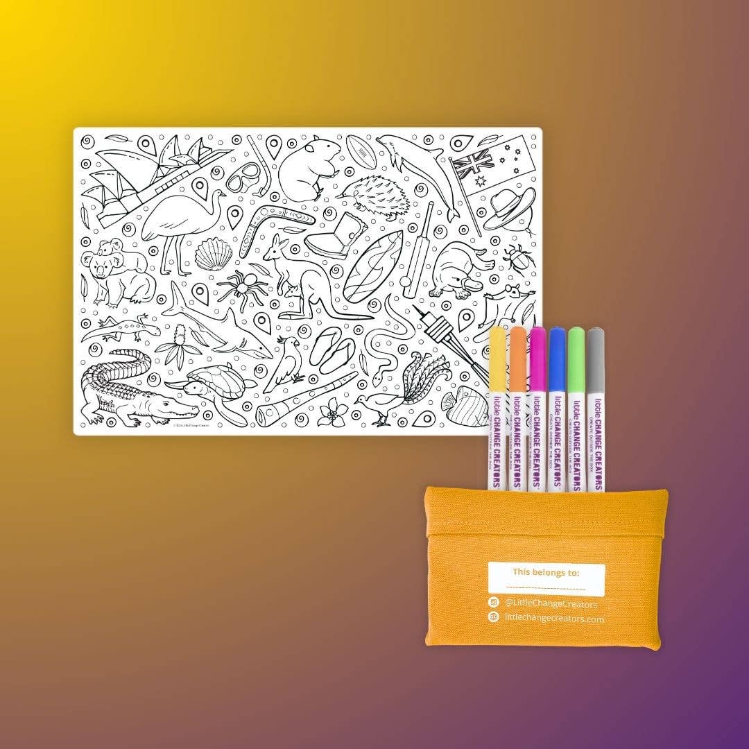 Pocket Colouring Set G&#39;Day