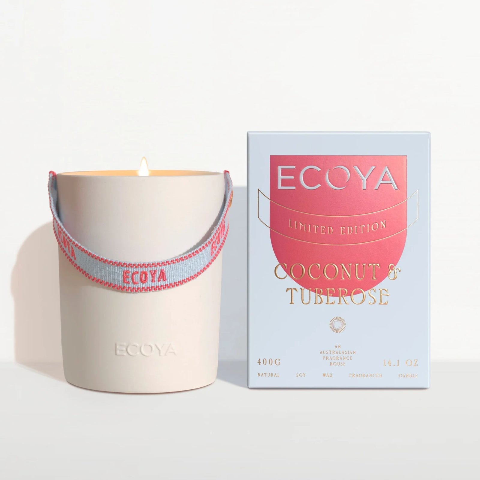 High Summer: Coconut & Tuberose Ceramic Candle