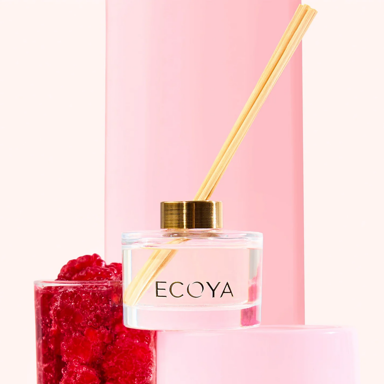 ECOYA Mini Reed Diffuser -Rosewater & Raspberry