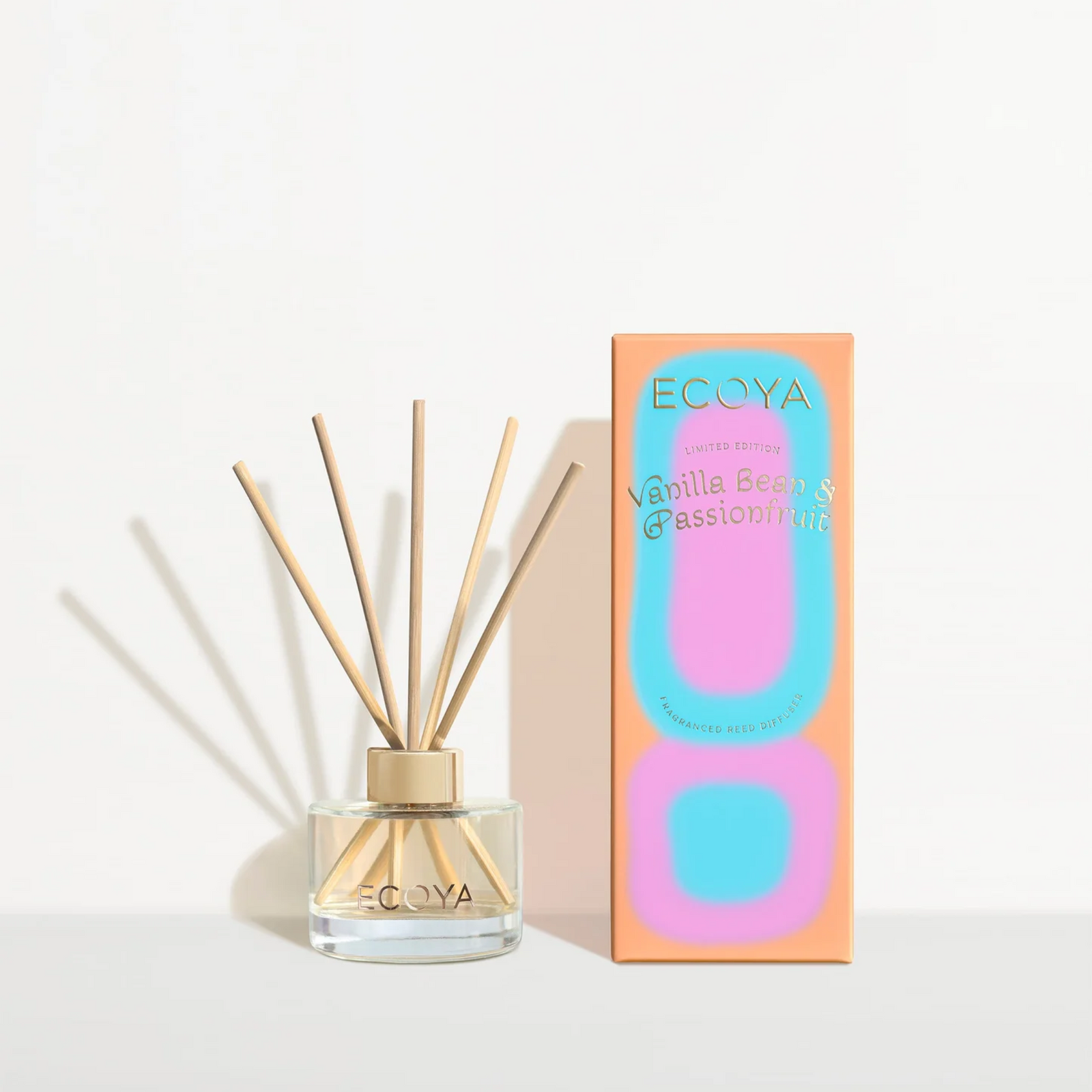 ECOYA Mini Reed Diffuser -Vanilla Bean & Passionfruit