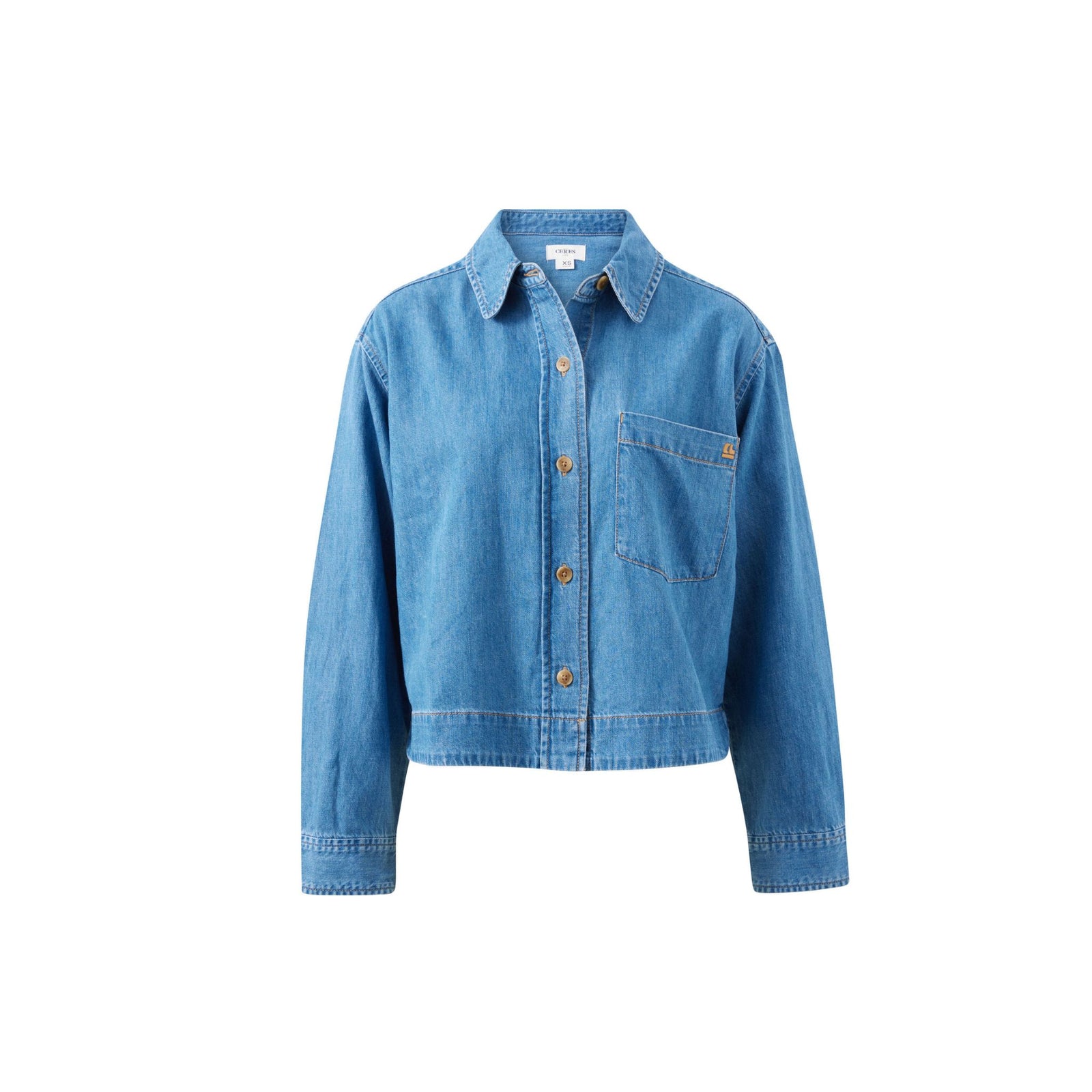 Elle Essential Shirt Vintage Blue
