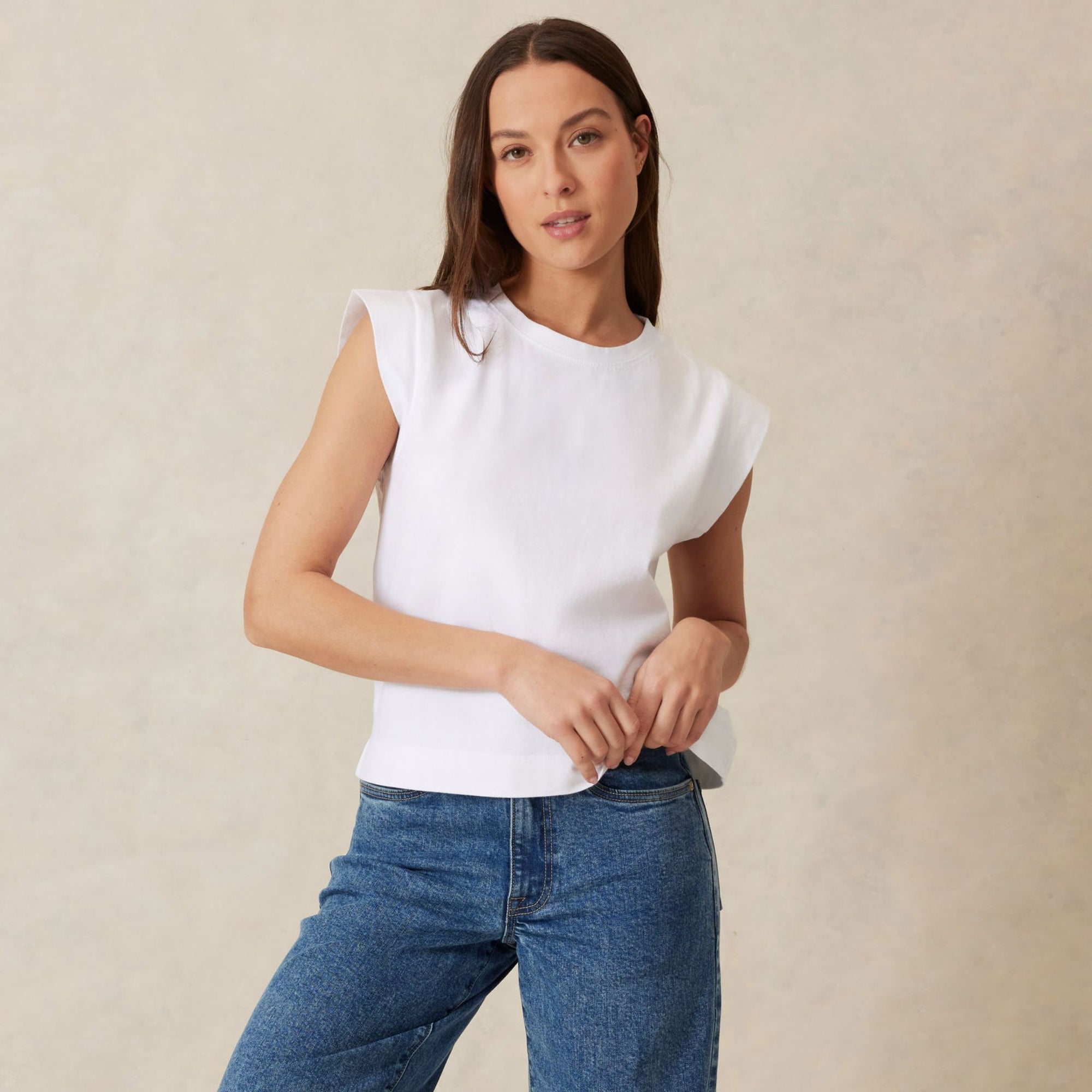Extended Shoulder Tee