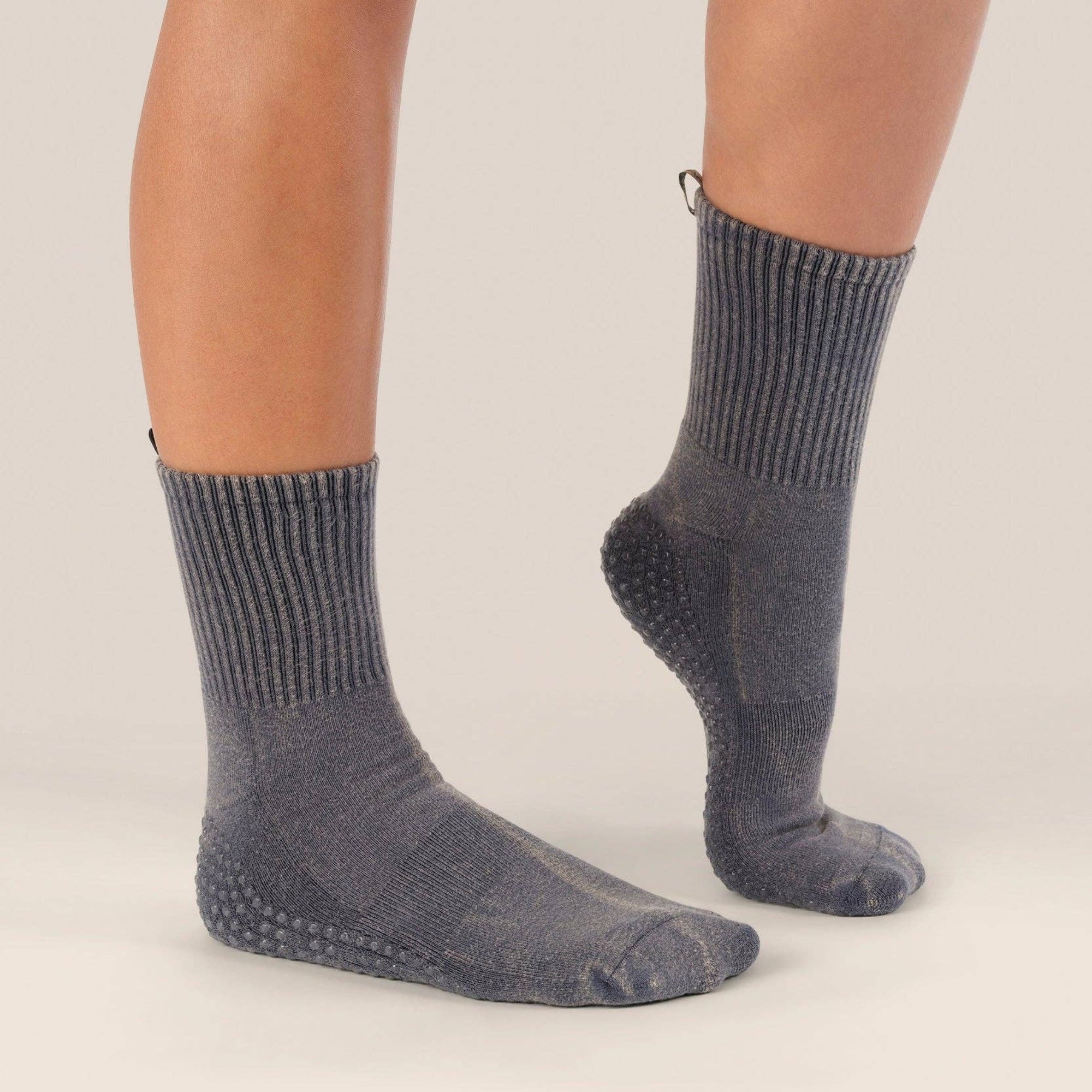 Crew Grip Socks Vintage Rib Navy